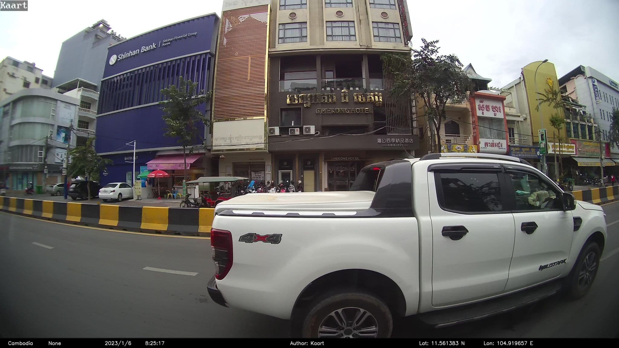 Street view near G Mekong, Phnom Penh
