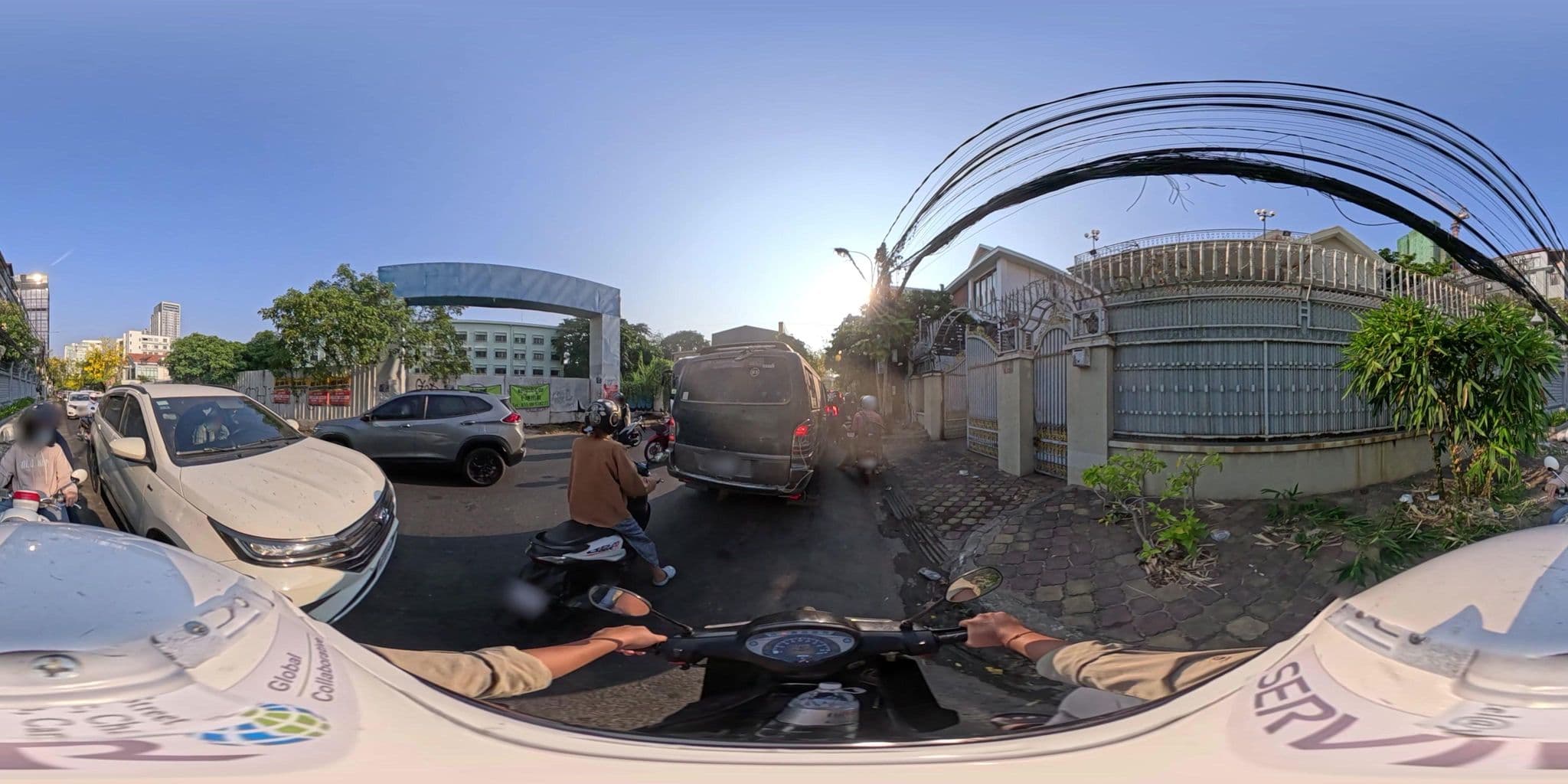 Street view near Almond Hotel, Phnom Penh
