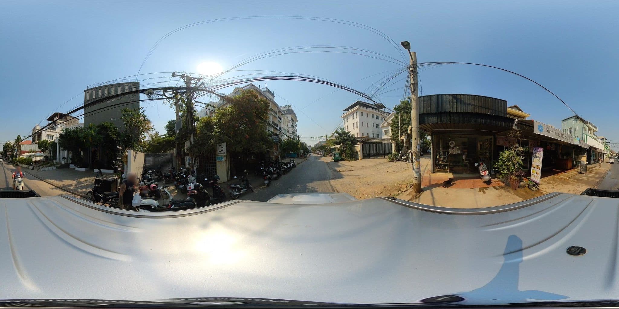 Street view near Reservoir, Yoga & Wellness Retreat, Siem Reap