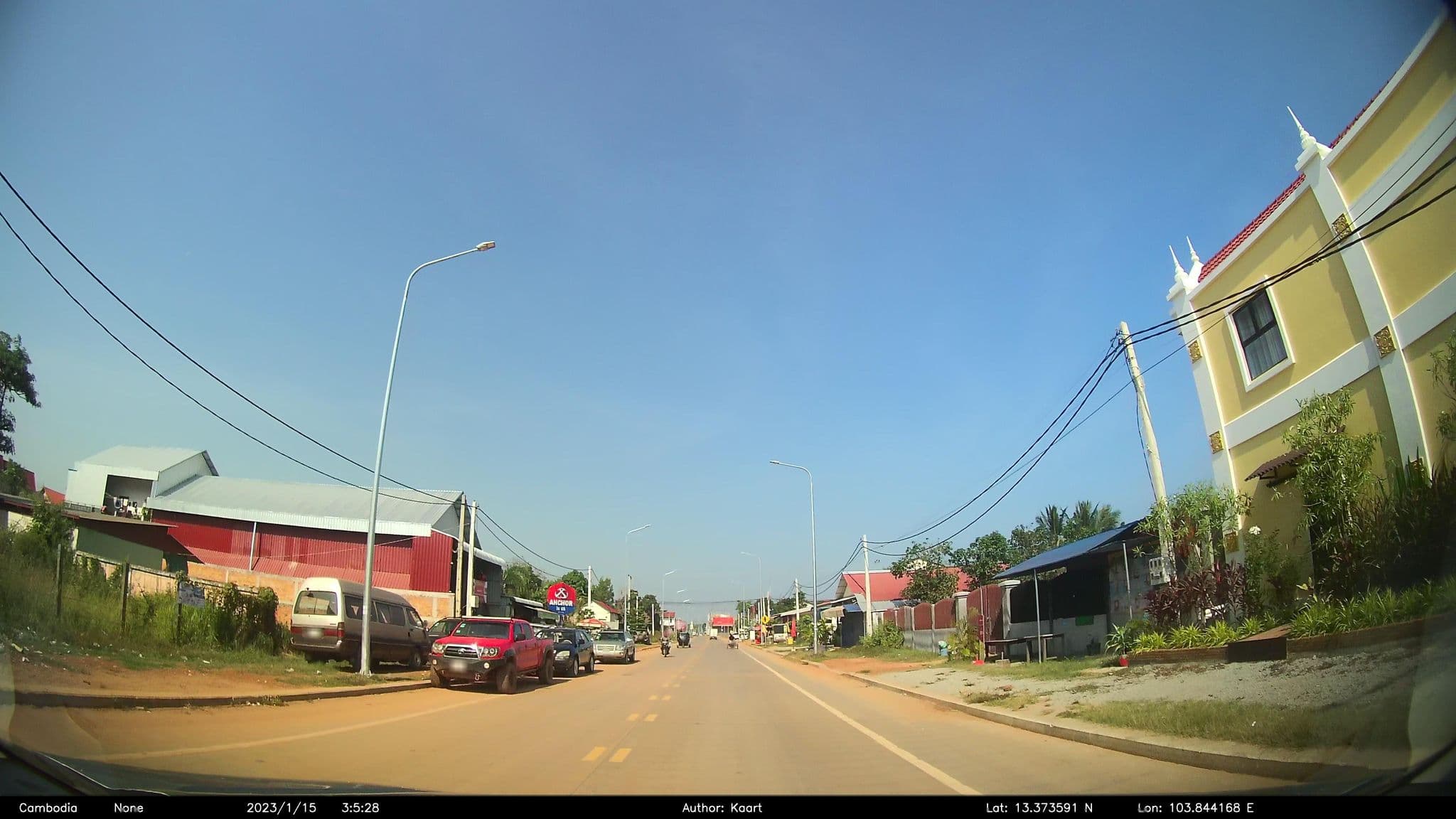 Street view near Kravan Siem reap Boutique Villa, Siem Reap — © kaart_2 (CC BY-SA · Mapillary)