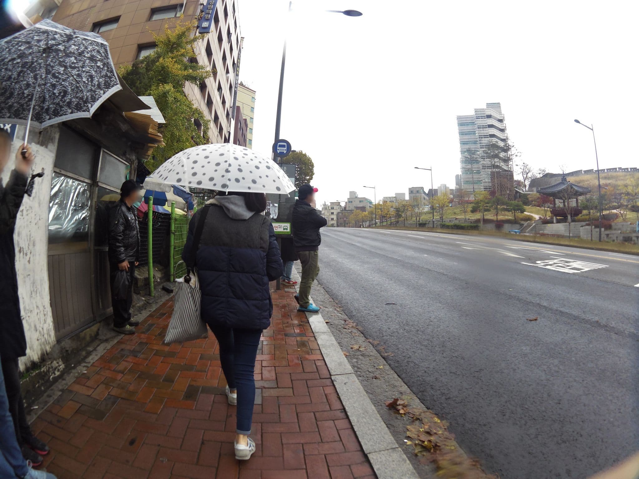 Street view near HAH Guesthouse, Seoul