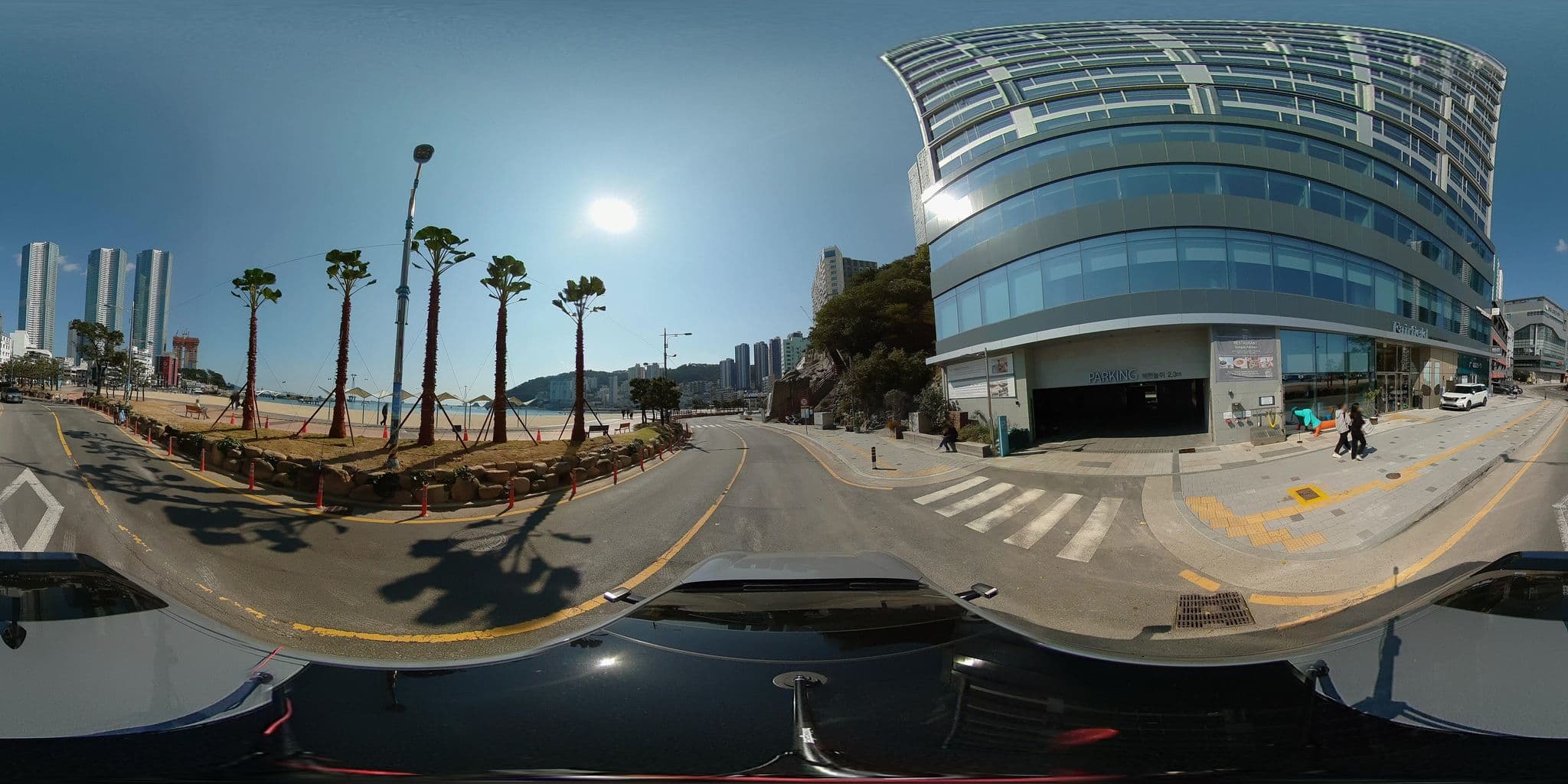 Street view near Fairfield by Mariott, Busan — © hahakmj (CC BY-SA · Mapillary)