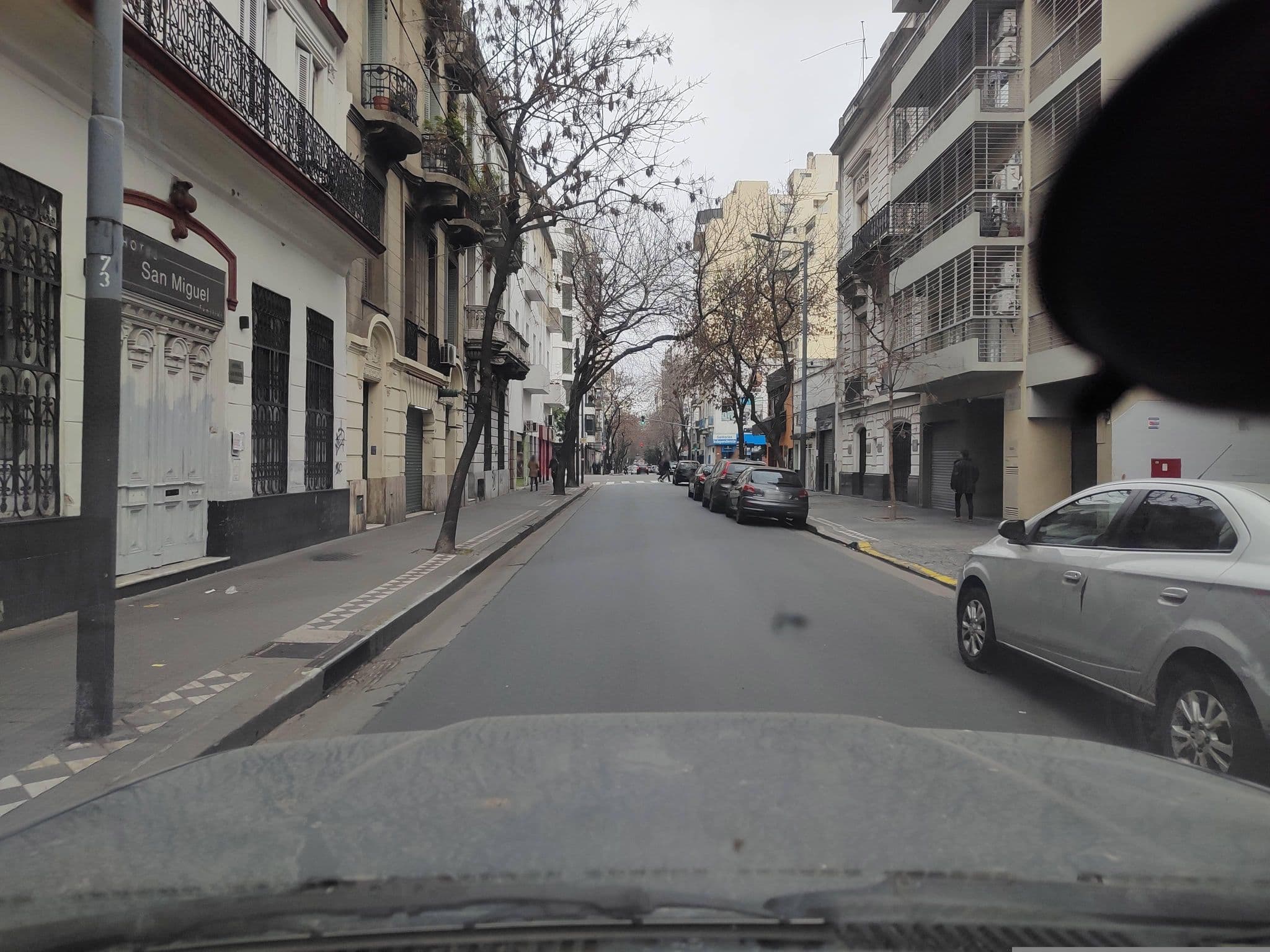 Street view near Torre San Jose, Buenos Aires