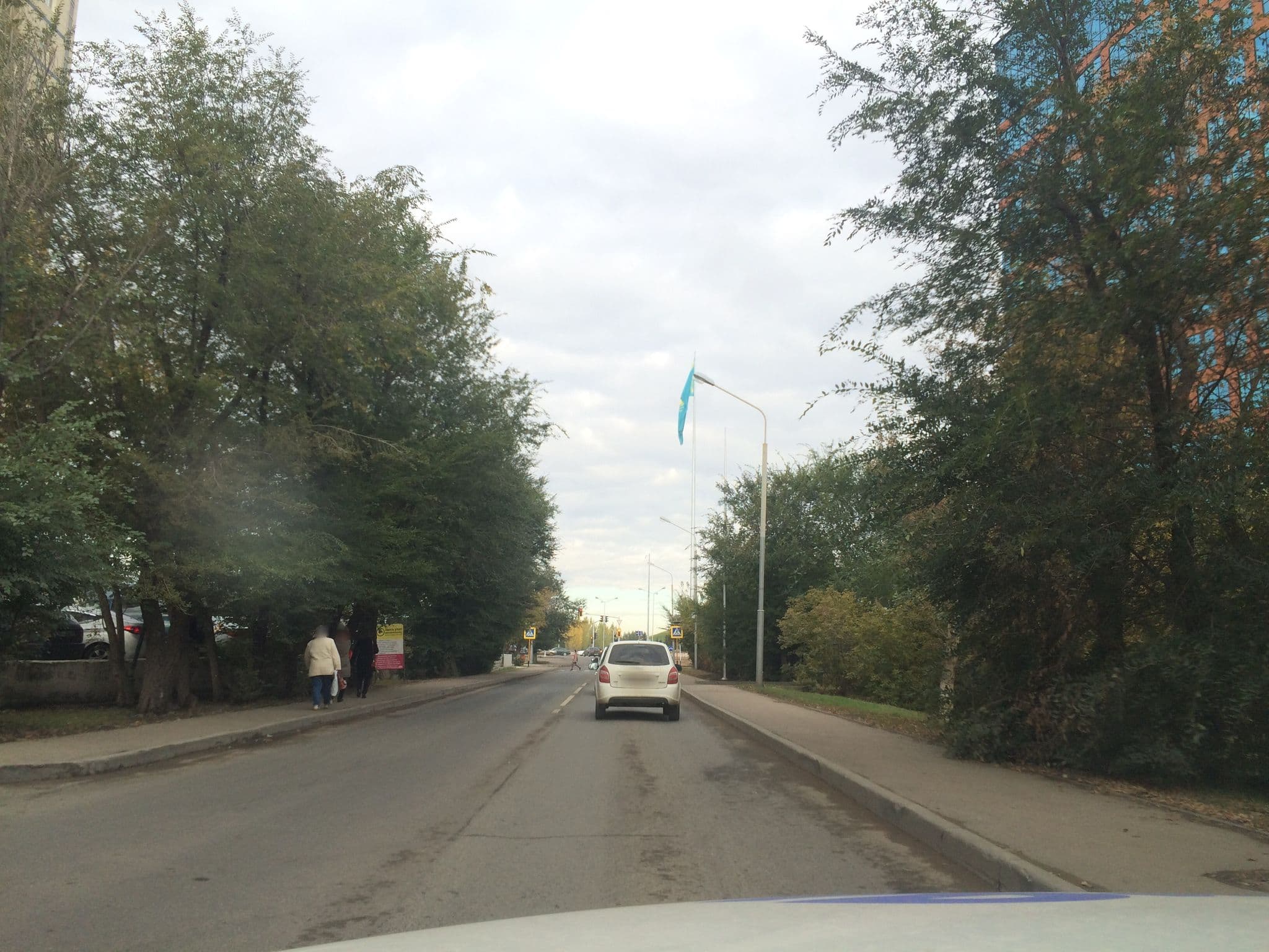 Street view near Uptown Hostel, Astana — © nurzhan (CC BY-SA · Mapillary)