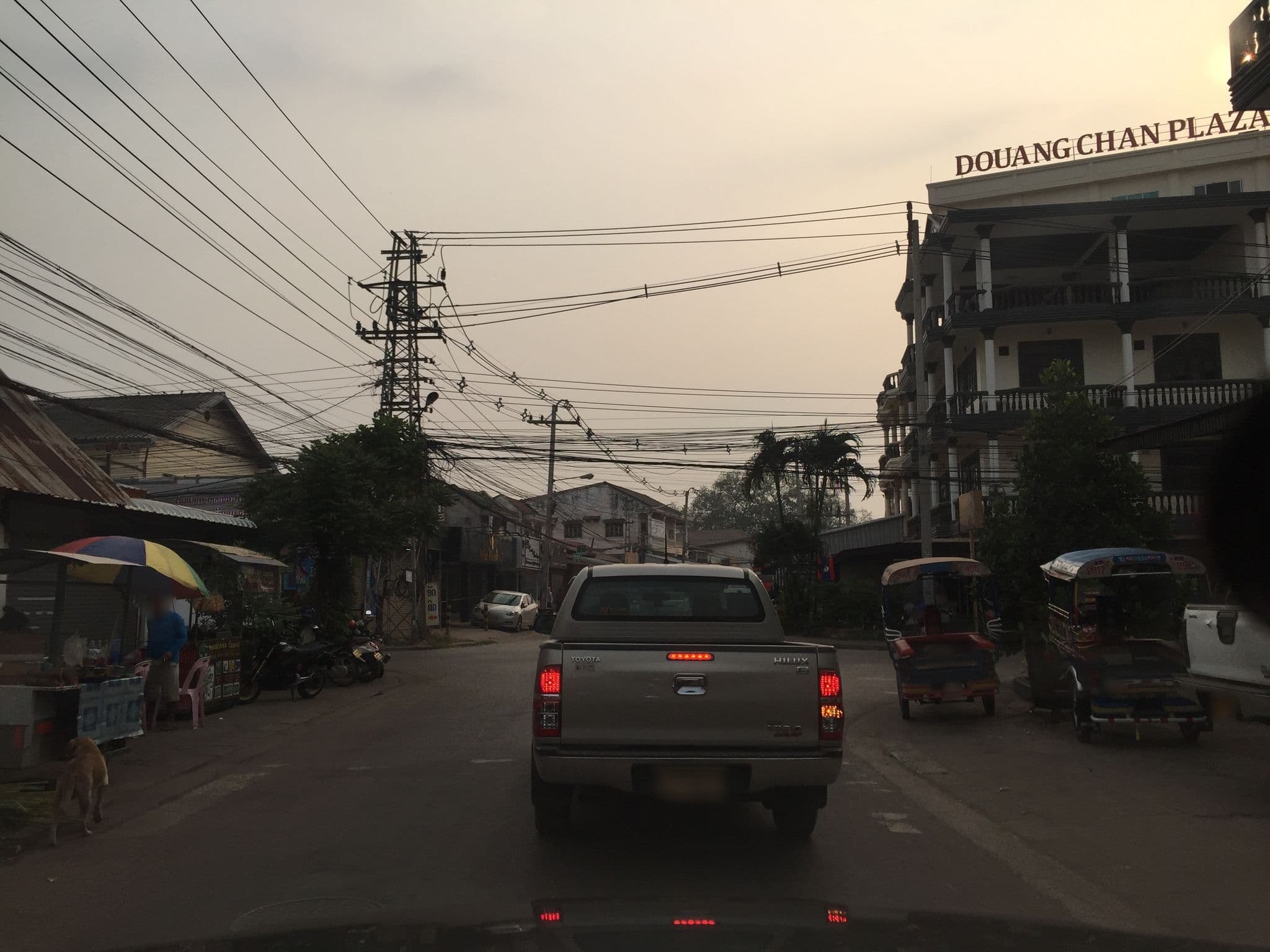 Street view near Souvanna Hotel, Vientiane