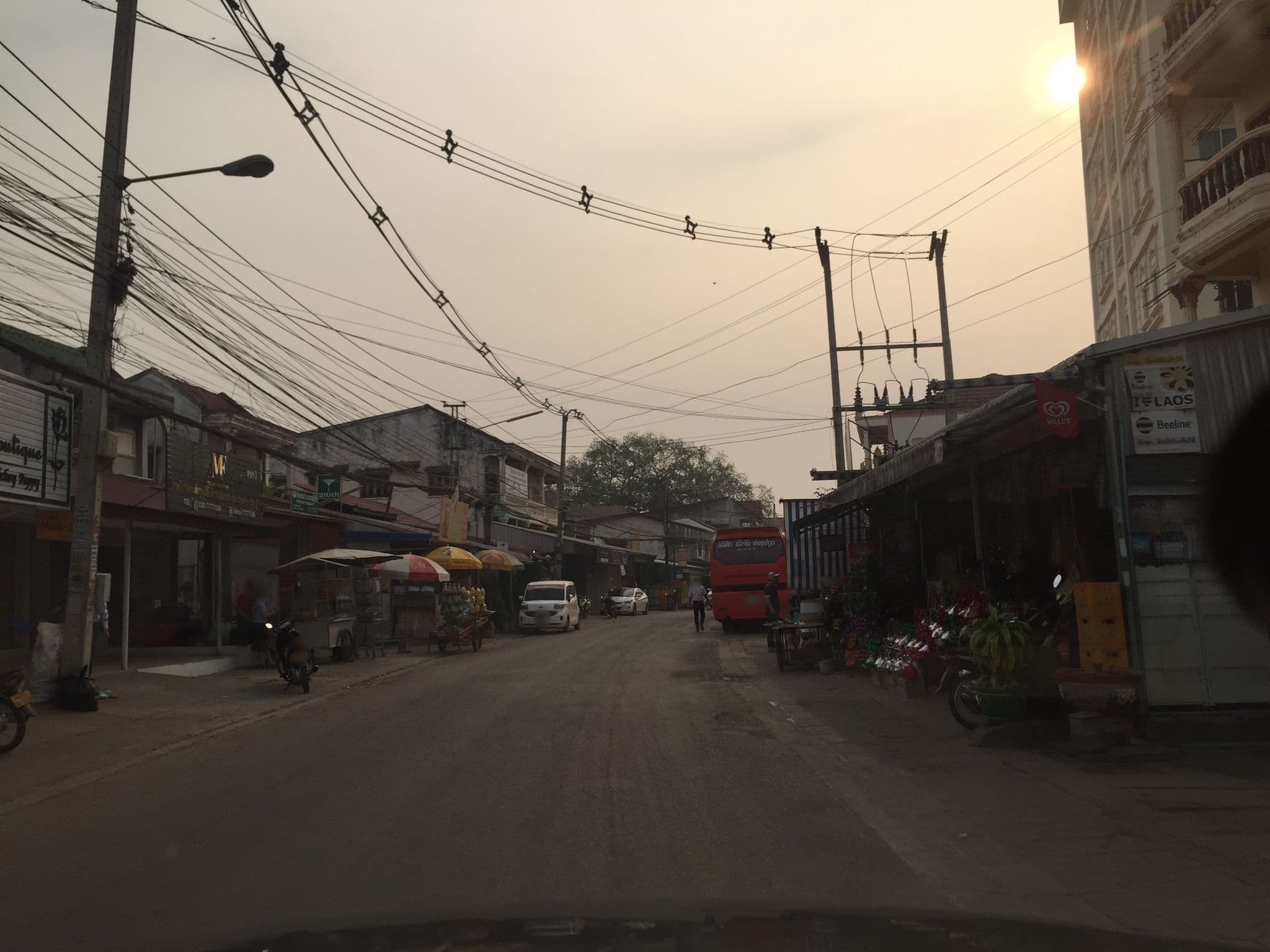 Street view near Souvanhna, Vientiane