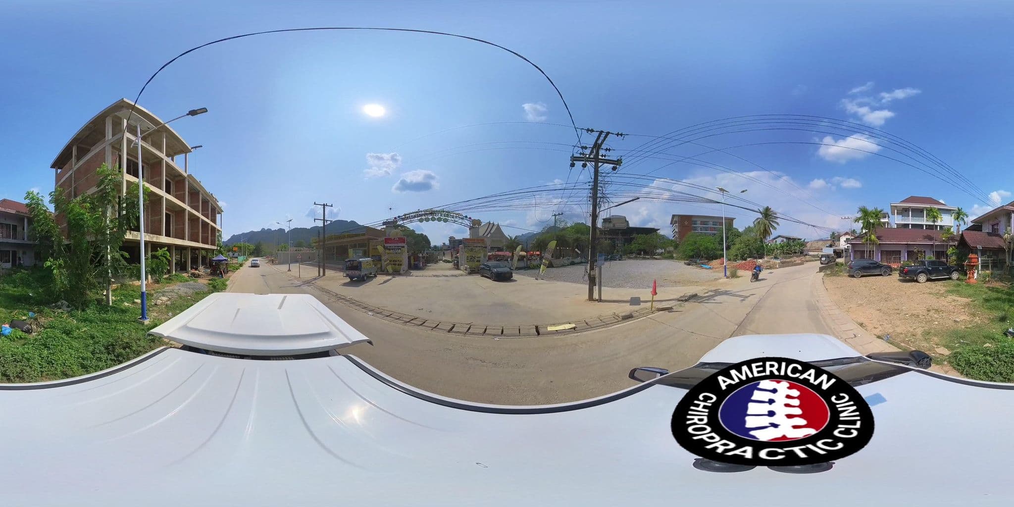 Street view near Jamee Guest House, Vang Vieng