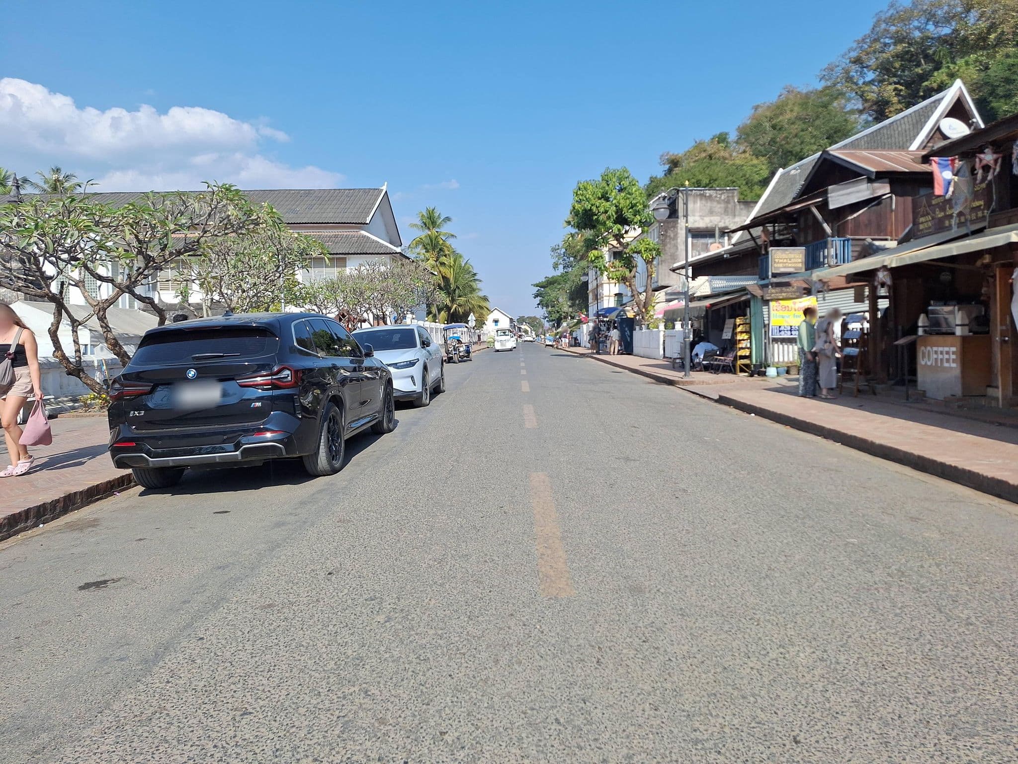 Street view near Norasingh Guest House, Luang Prabang