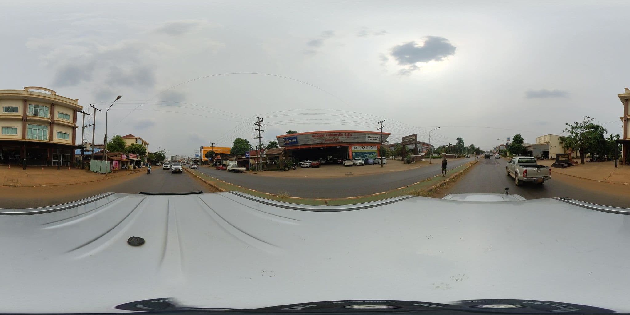 Street view near Phommala Hotel, Pakse — © ThailandCambodia (CC BY-SA · Mapillary)