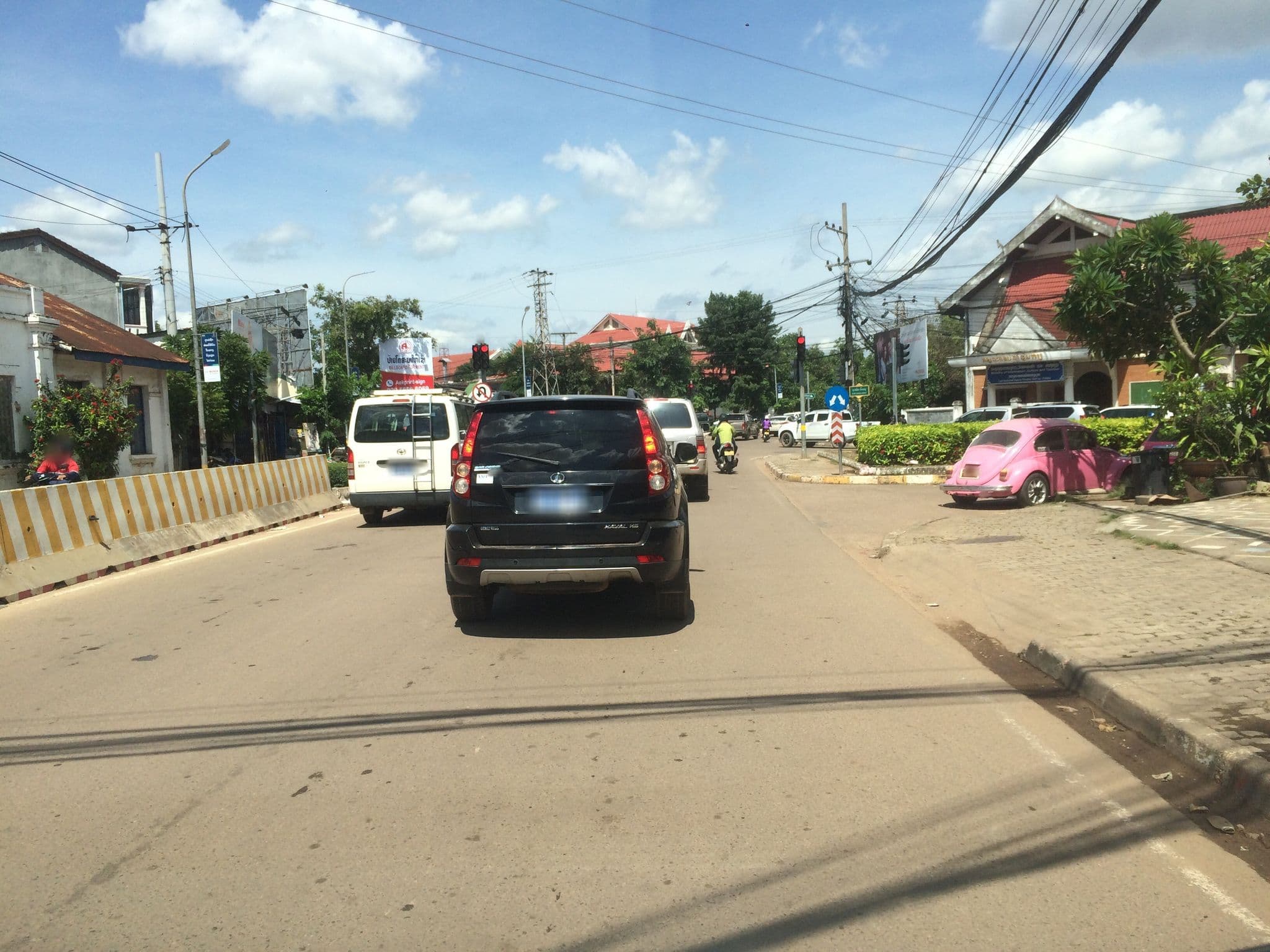 Street view near Bayern Guesthouse, Vientiane