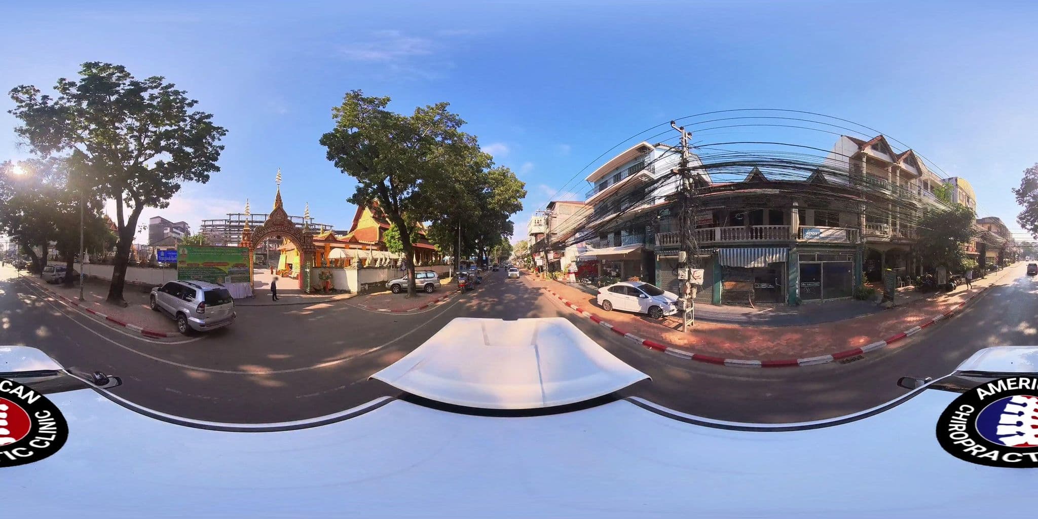 Street view near Vayakorn House, Vientiane