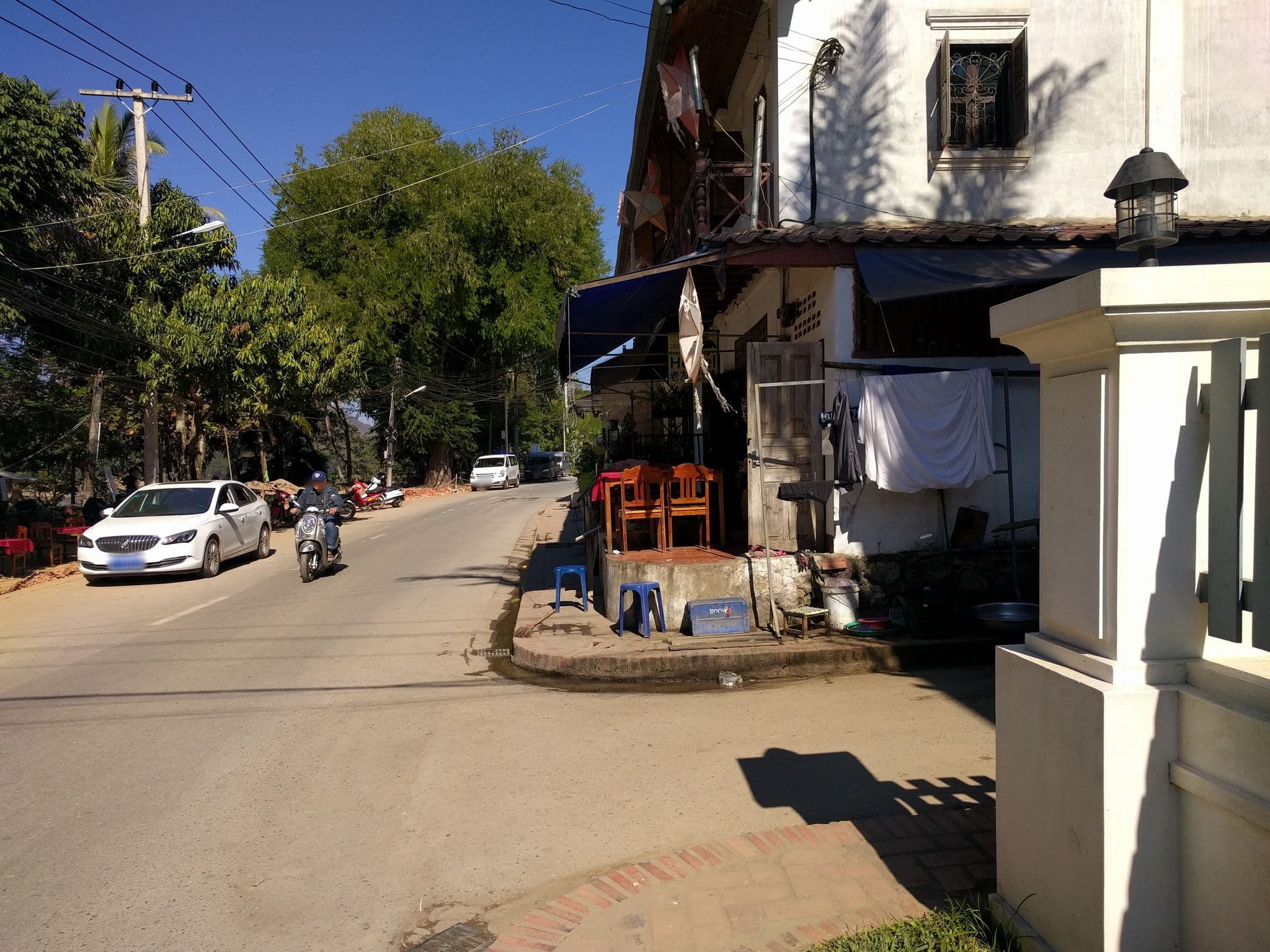 Street view near Bouakham Chanthasack Guesthouse, Luang Prabang