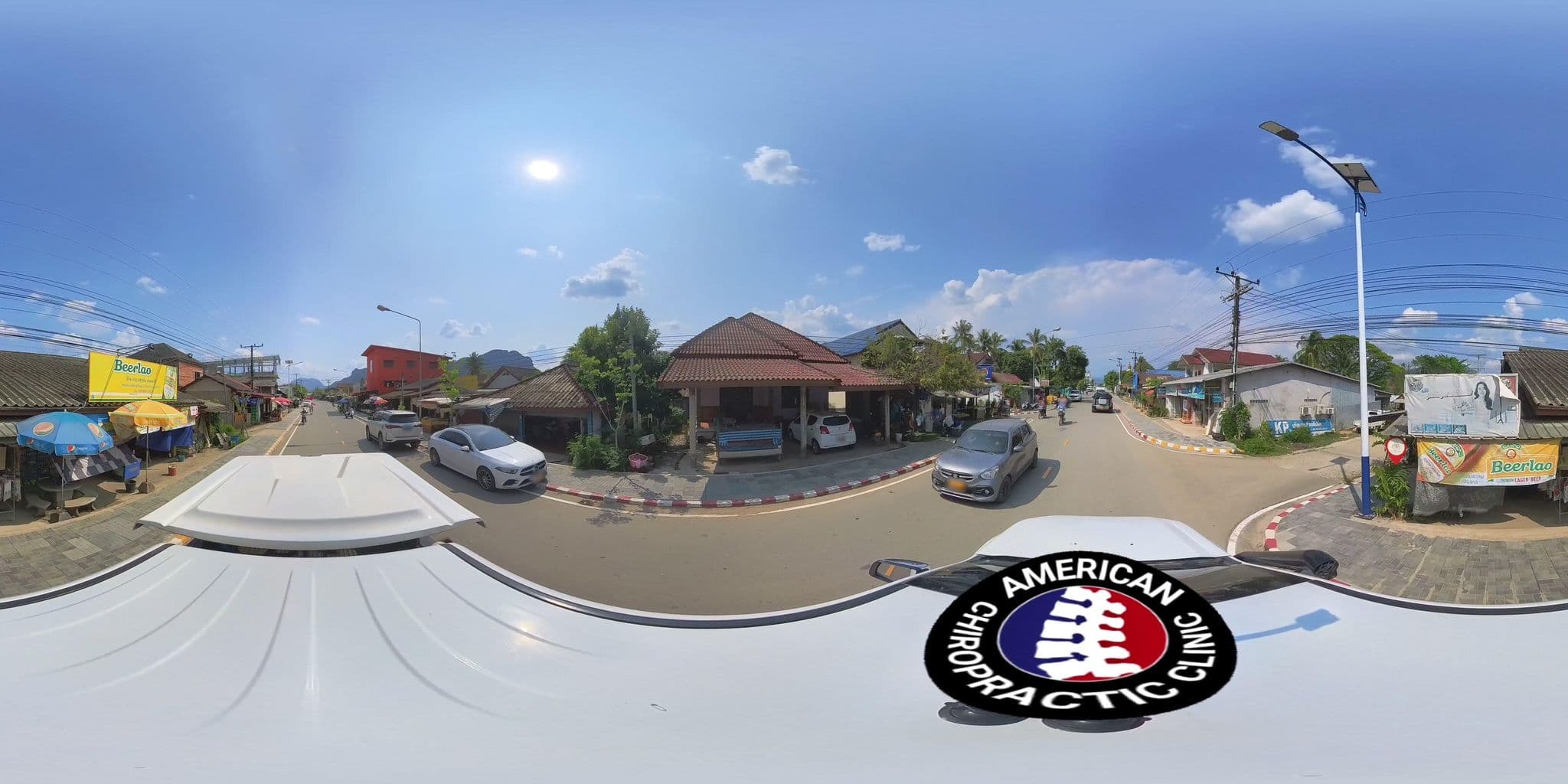 Street view near Vang Vieng Bungalows, Vang Vieng