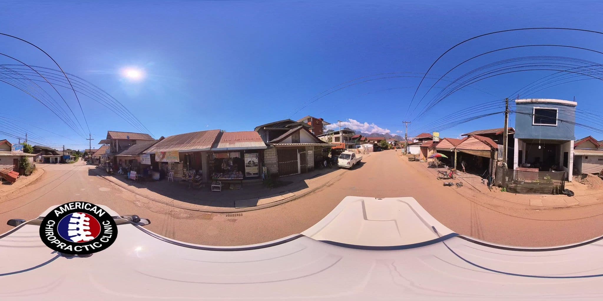 Street view near Vang Vieng Bungalow, Vang Vieng