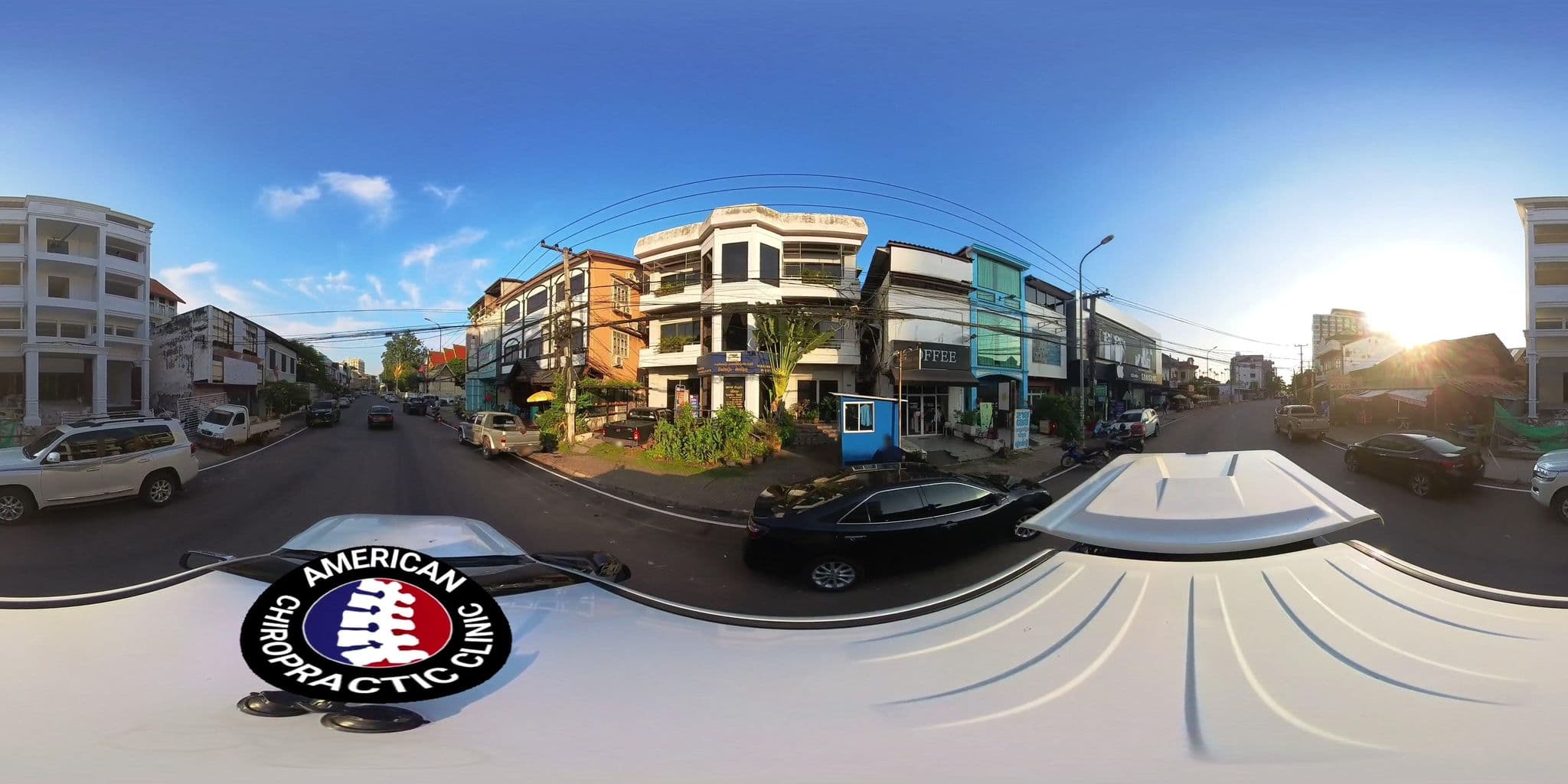 Street view near Aroma Hostel, Vientiane — © DrLogan (CC BY-SA · Mapillary)