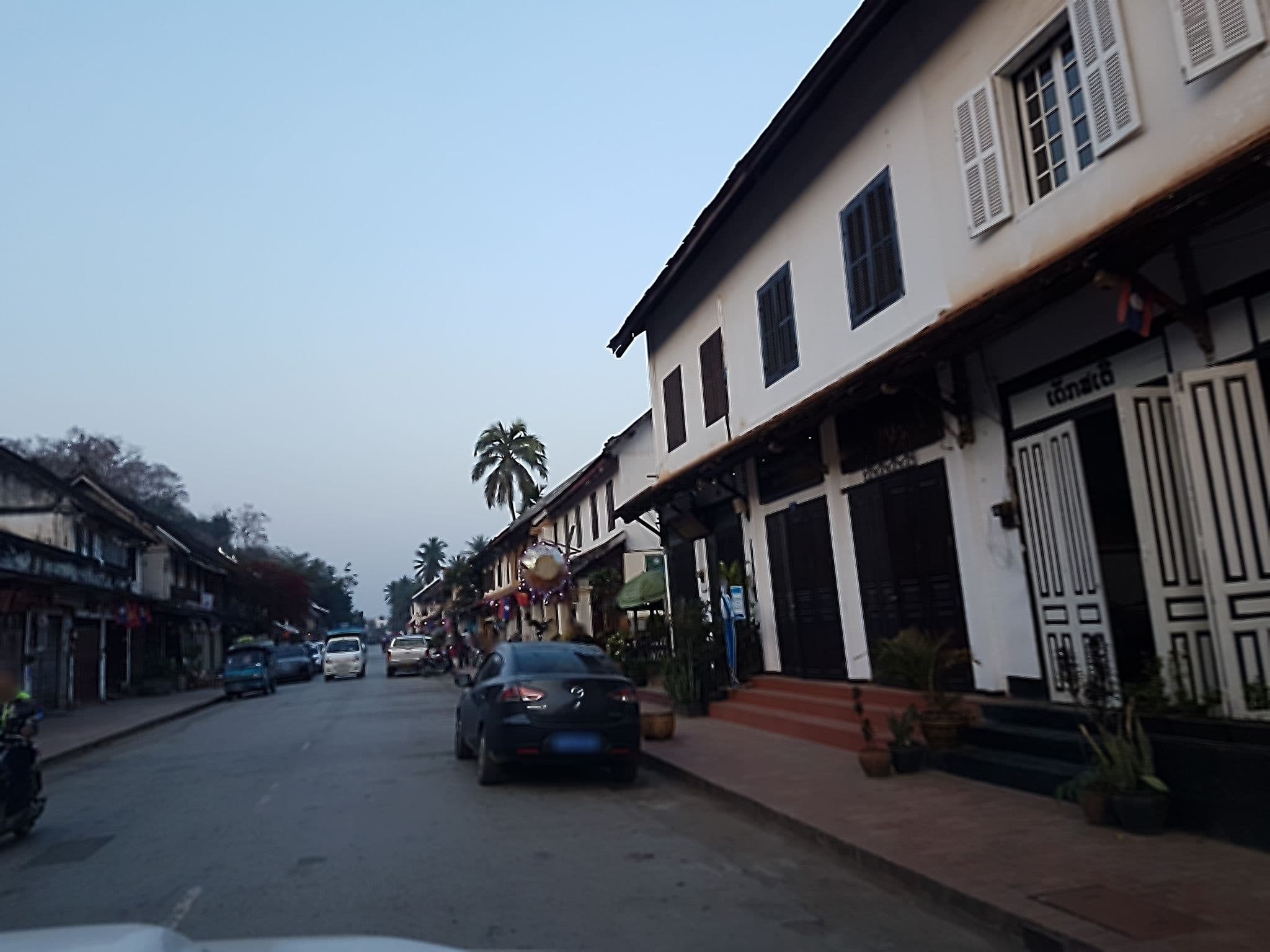 Street view near Sackarinh Guesthouse, Luang Prabang