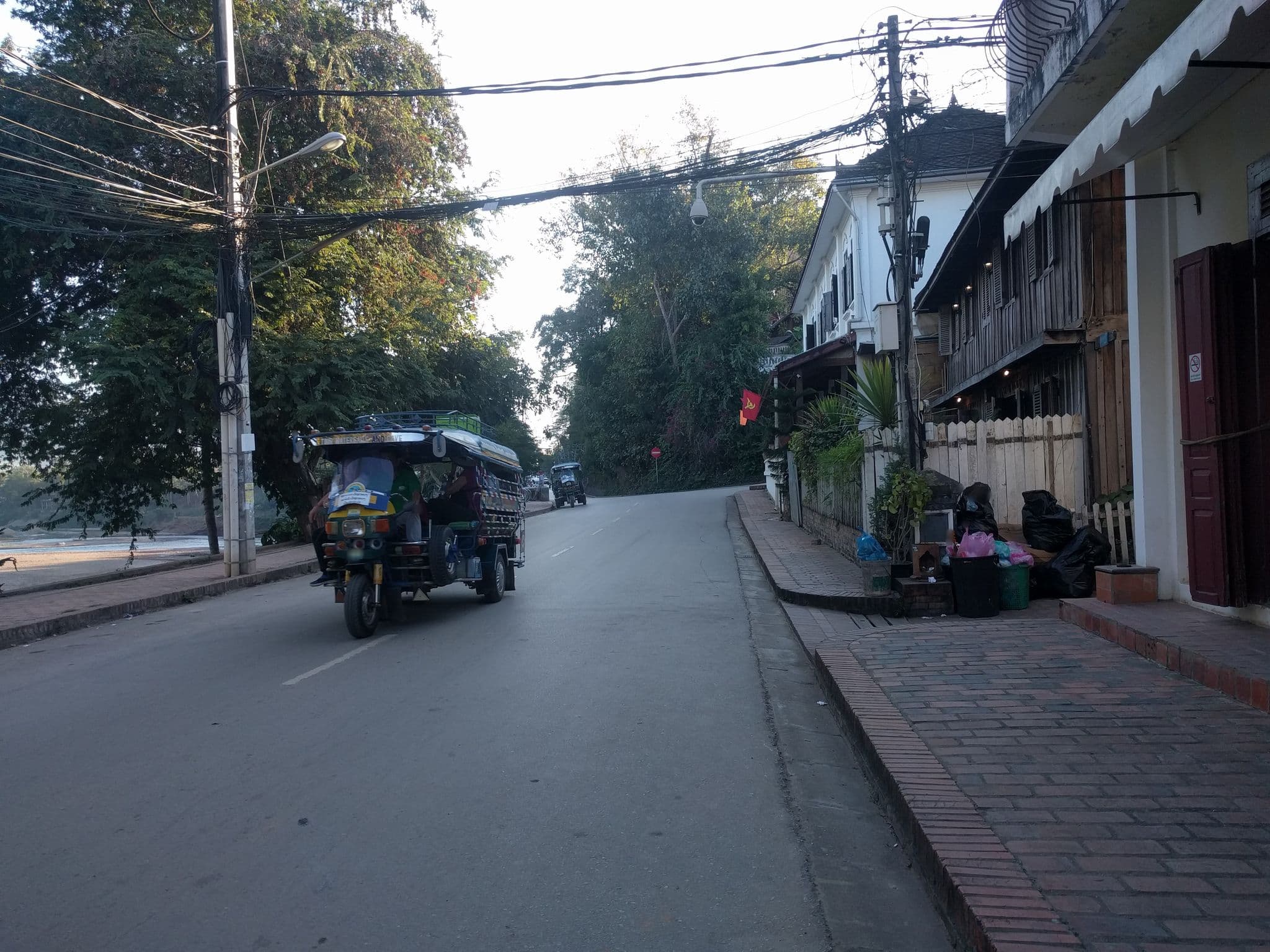 Street view near Villa Nagara, Luang Prabang
