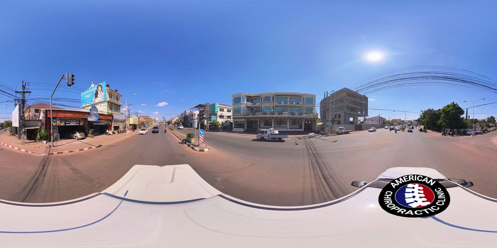 Street view near Excellency, Vientiane