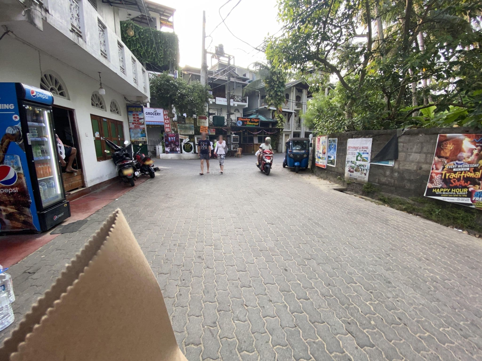 Street view near Sunil Garden, Unawatuna — © vadi (CC BY-SA · Mapillary)