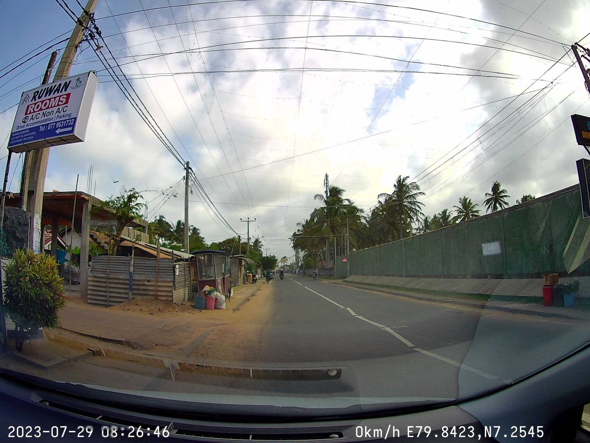 Street view near Beach Lodge, Negombo