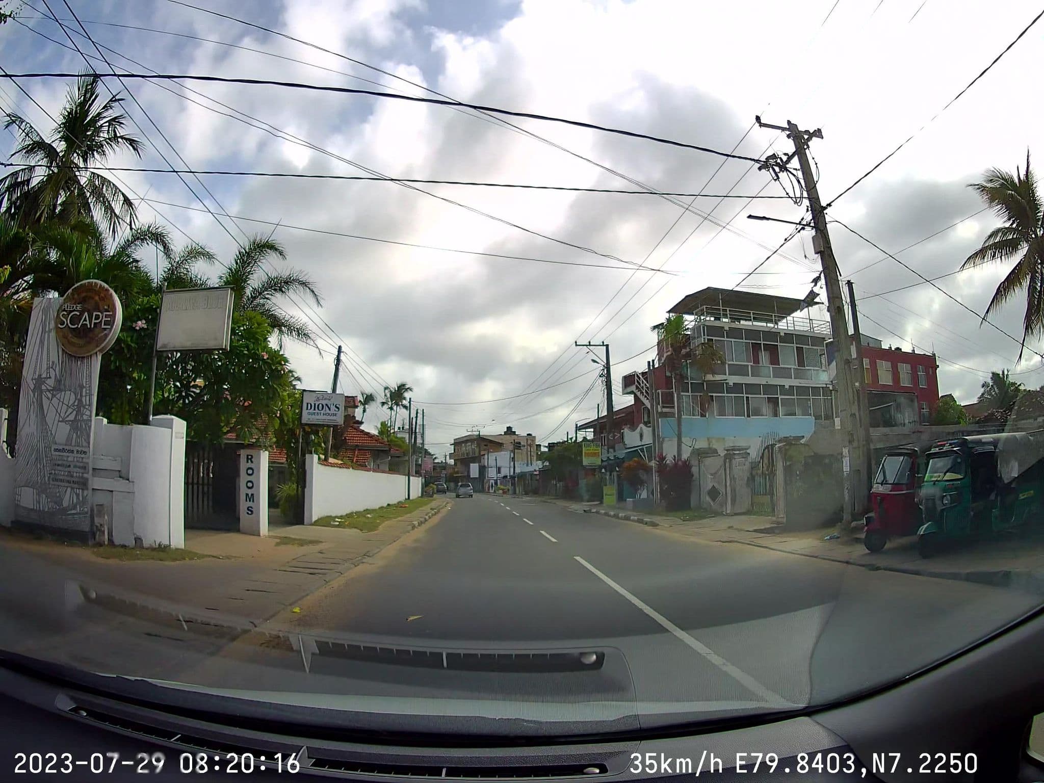 Street view near Oceans Edge Boutique Hotel, Negombo