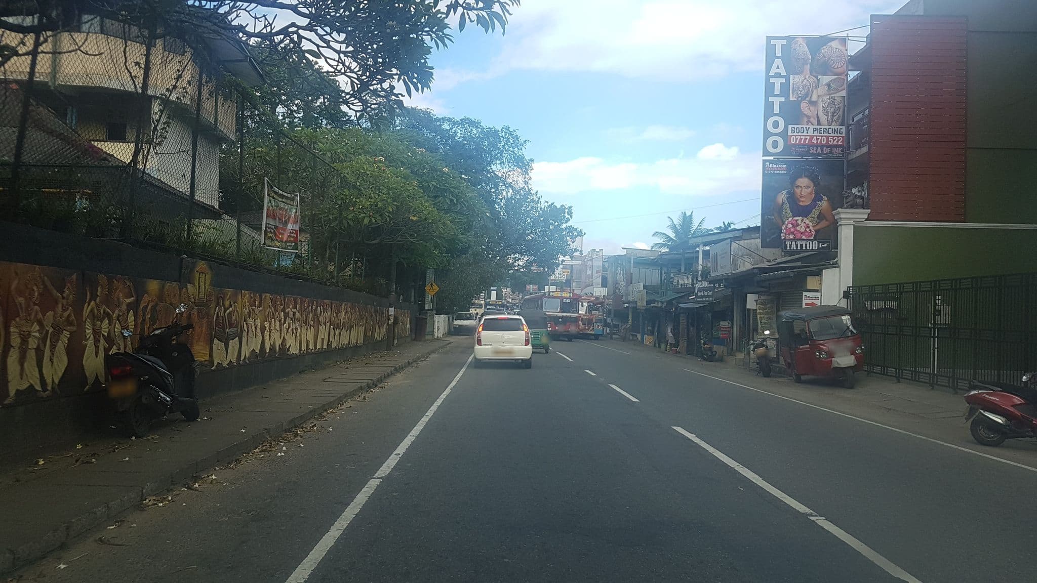 Street view near Royal Kandyan, Kandy