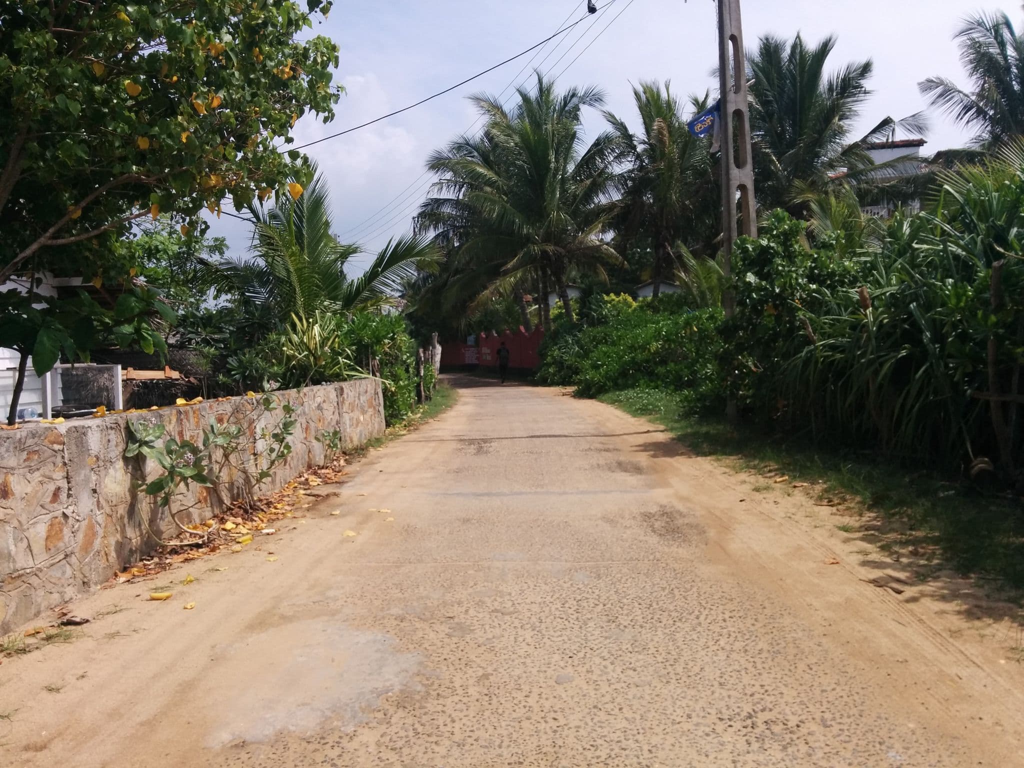 Street view near Sun Beach guesthouse, Tangalle — © chivos (CC BY-SA · Mapillary)
