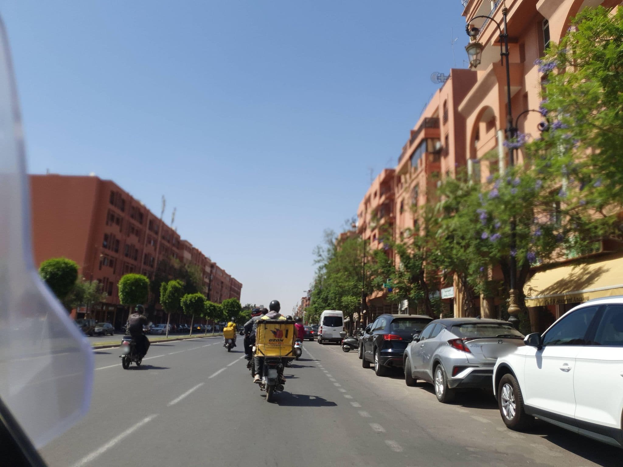 Street view near Amalou Hotel, Marrakesh — © russmcd (CC BY-SA · Mapillary)