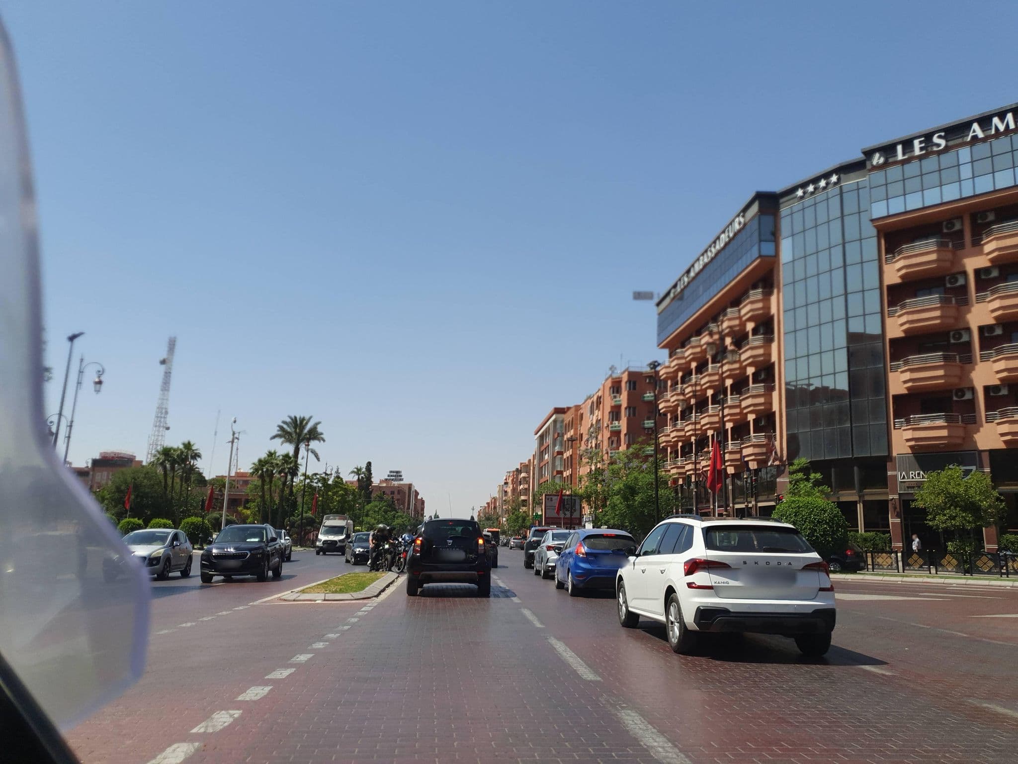 Street view near Mont Gueliz, Marrakesh — © russmcd (CC BY-SA · Mapillary)