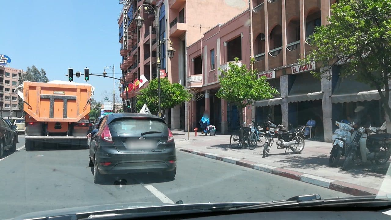 Street view near Oasis, Marrakesh