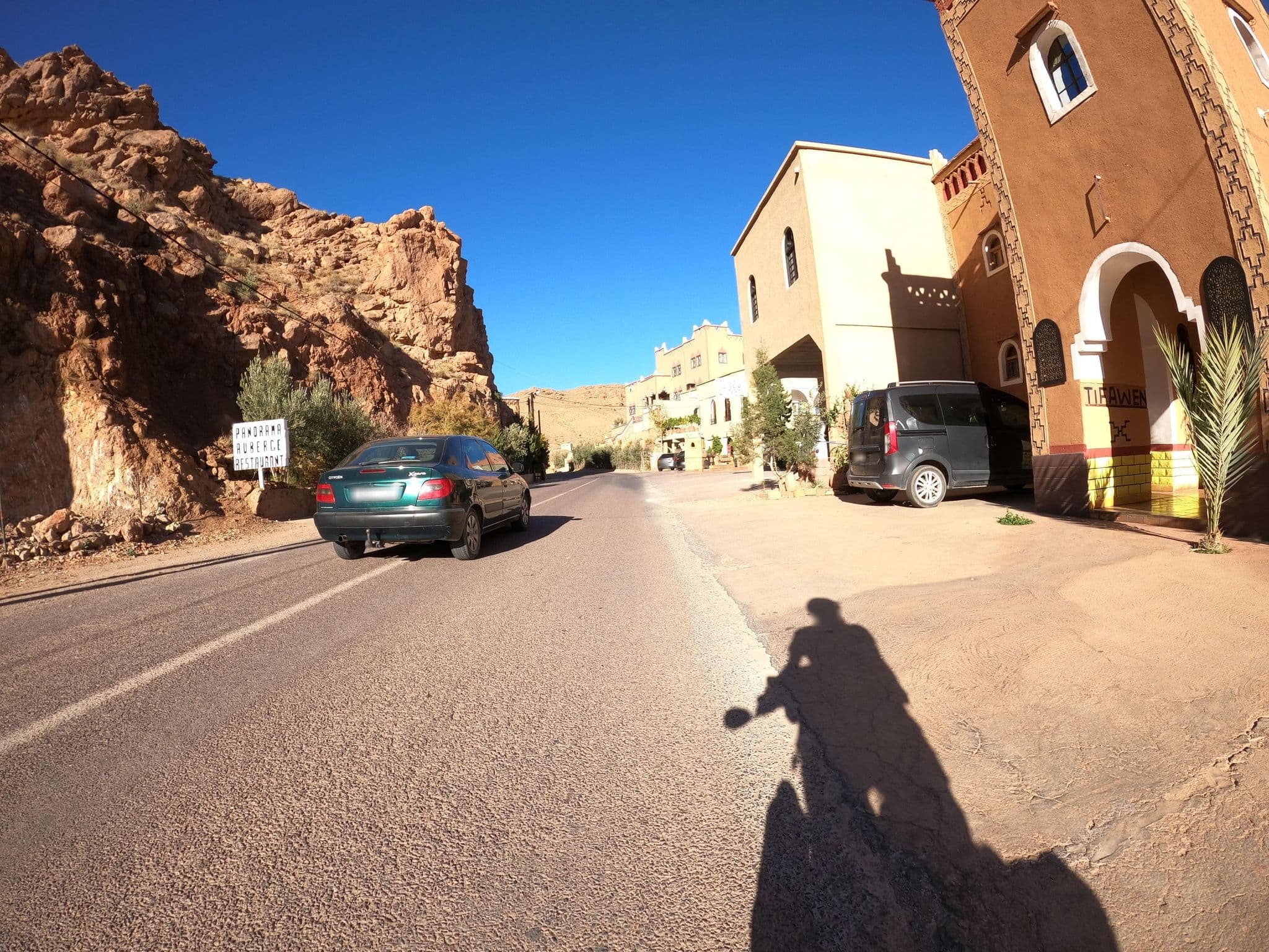 Street view near Kasbah Tifawen Dades, Boumalne Dades — © masterofnoroad (CC BY-SA · Mapillary)