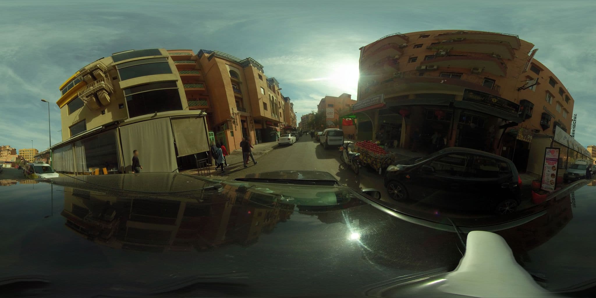 Street view near Hotel Almas, Marrakesh