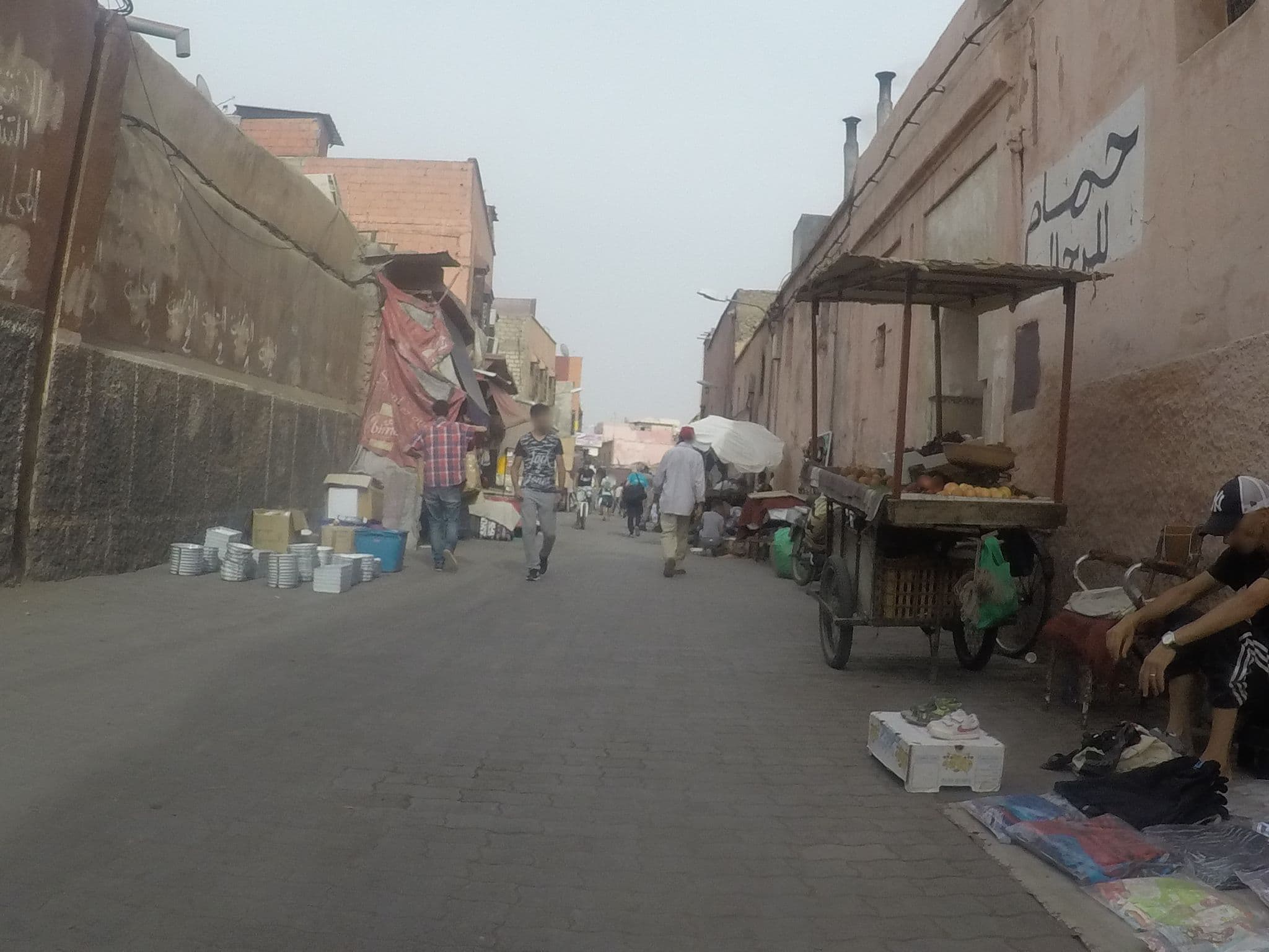 Street view near Riad Oasissime, Marrakesh