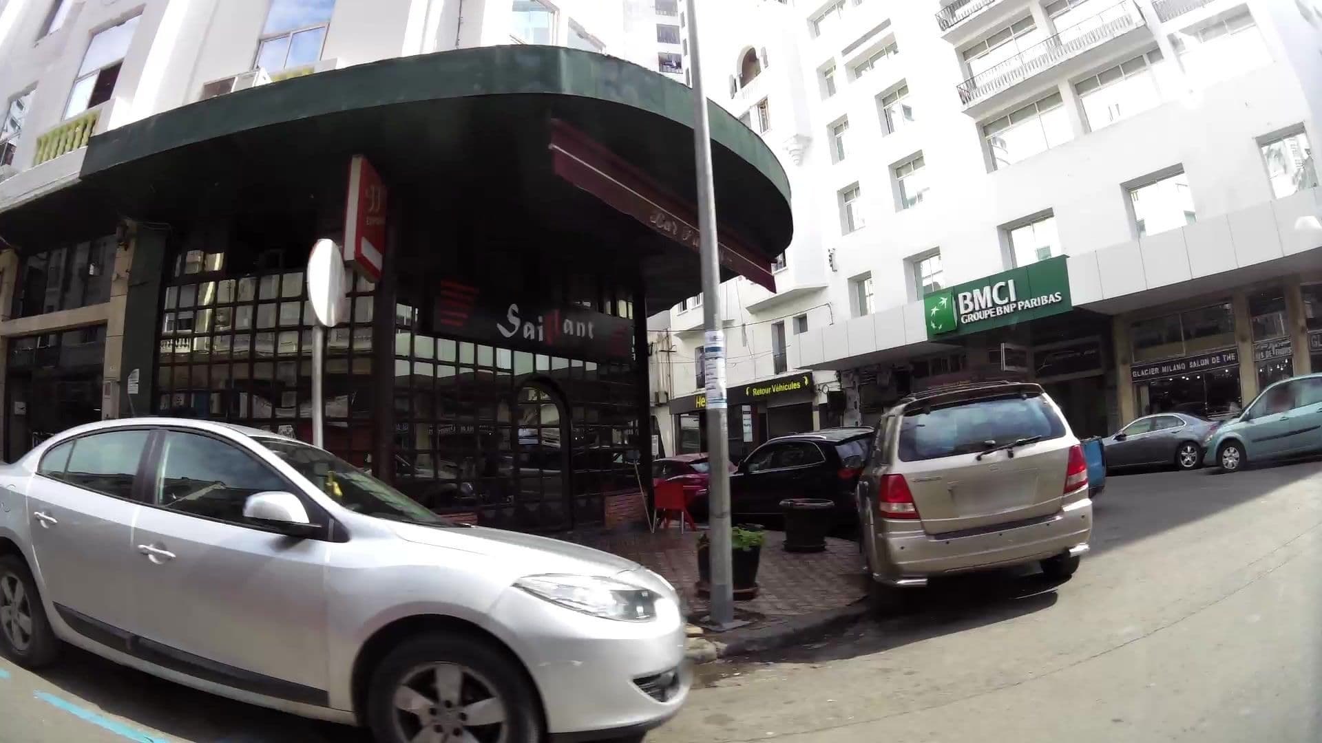 Street view near Hôtel de Foucauld, Casablanca — © kaartcam (CC BY-SA · Mapillary)
