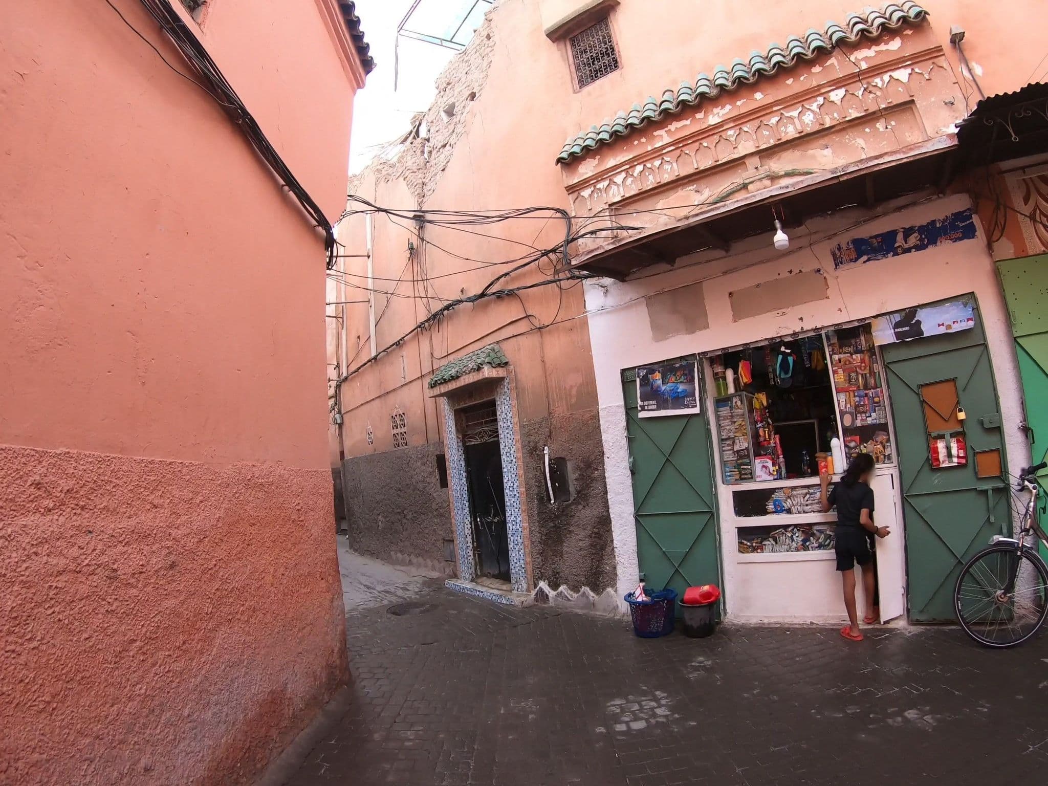 Street view near Riad Capaldi, Marrakesh