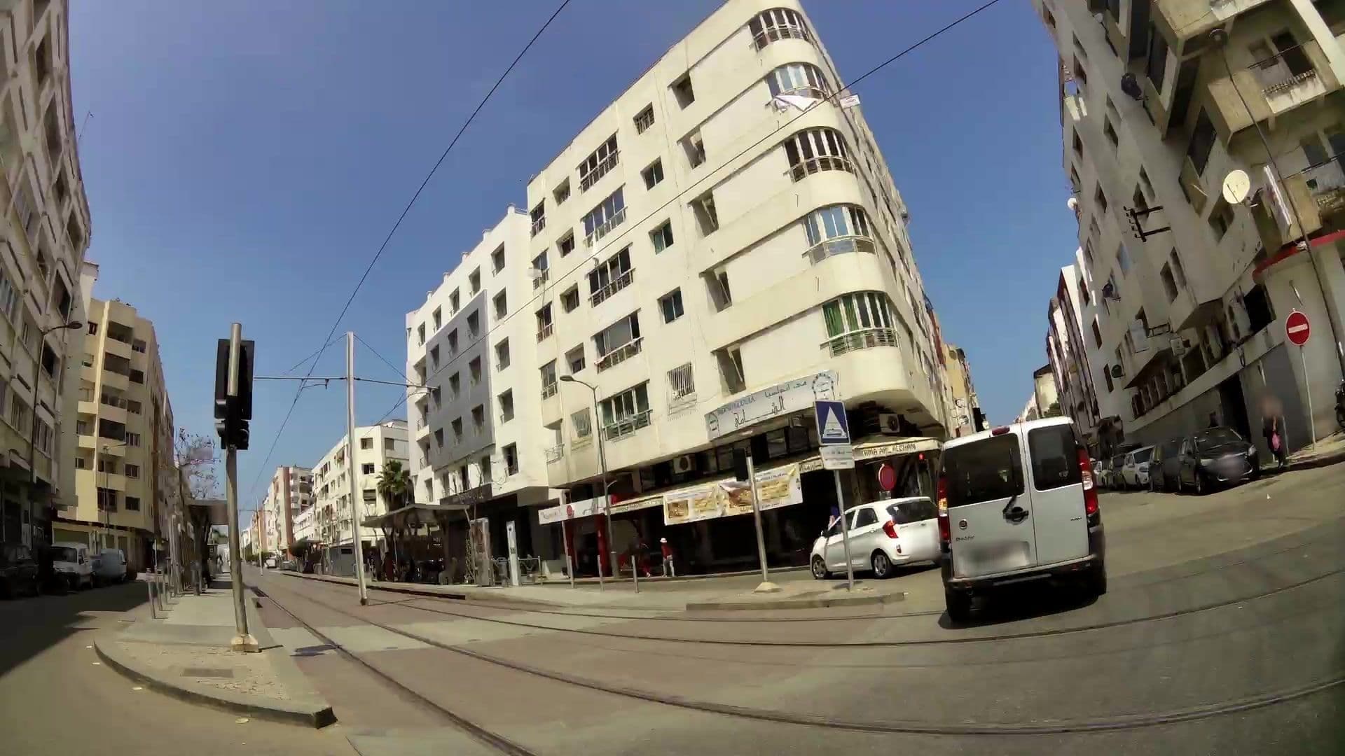 Street view near Hôtel Afrique, Rabat — © kaartcam (CC BY-SA · Mapillary)