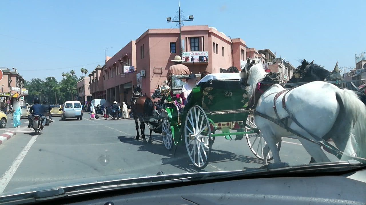 Street view near Hotel Roux, Marrakesh