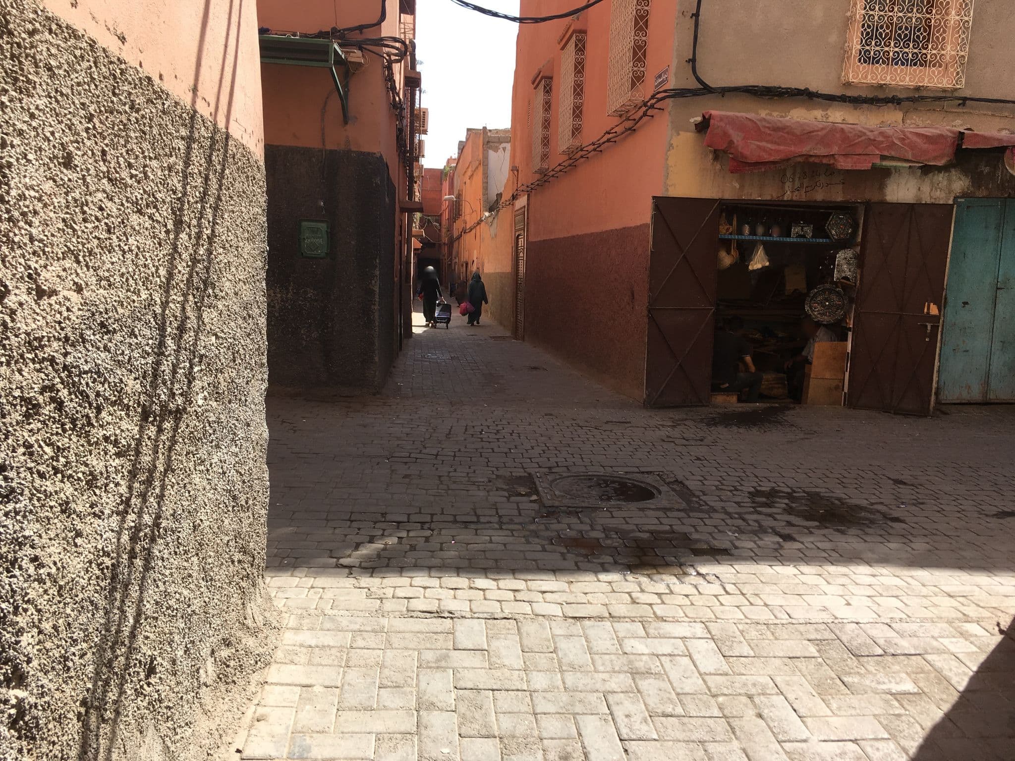 Street view near Riad Al Tainam, Marrakesh