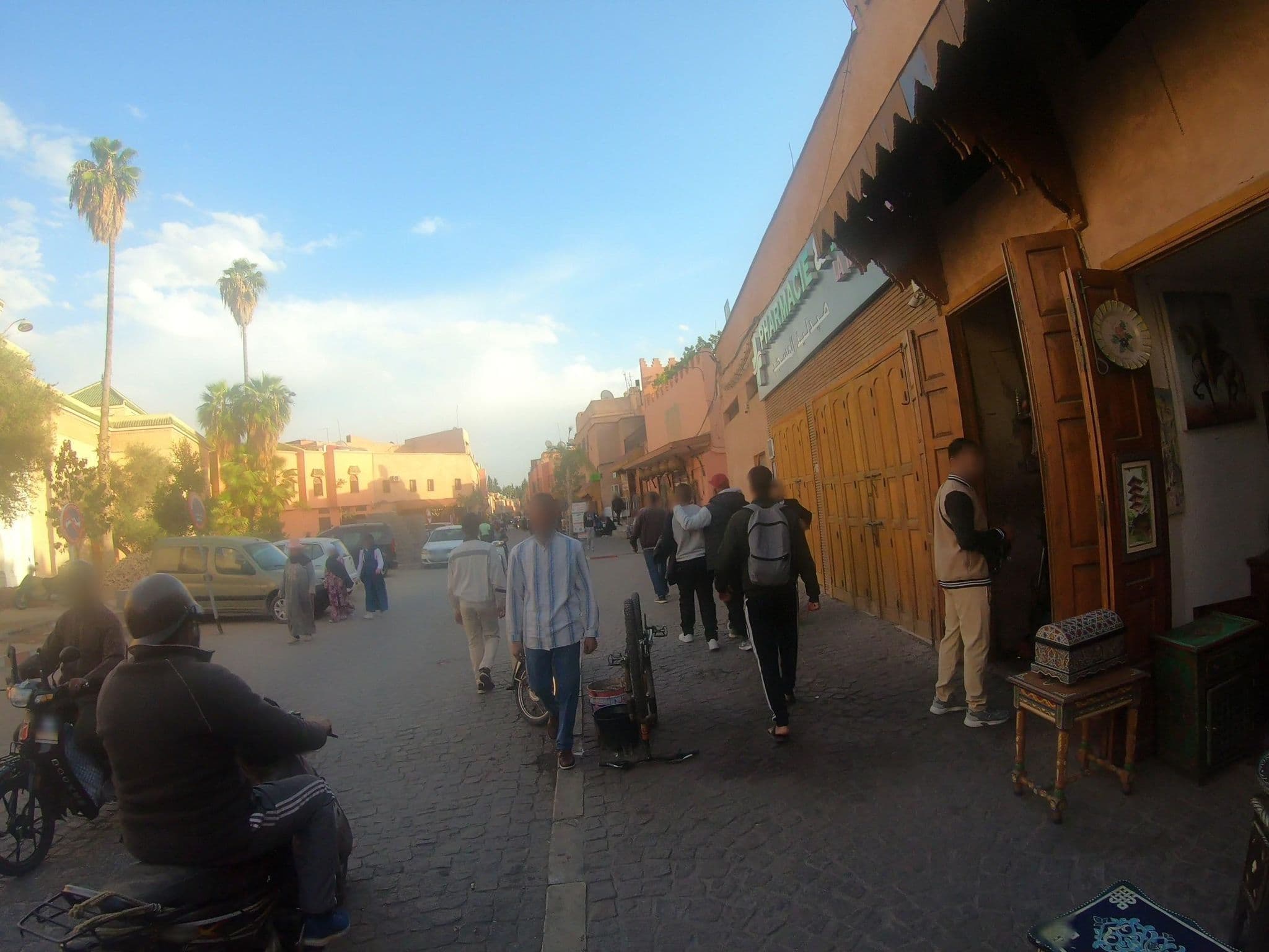 Street view near Dar El Kheir, Marrakesh