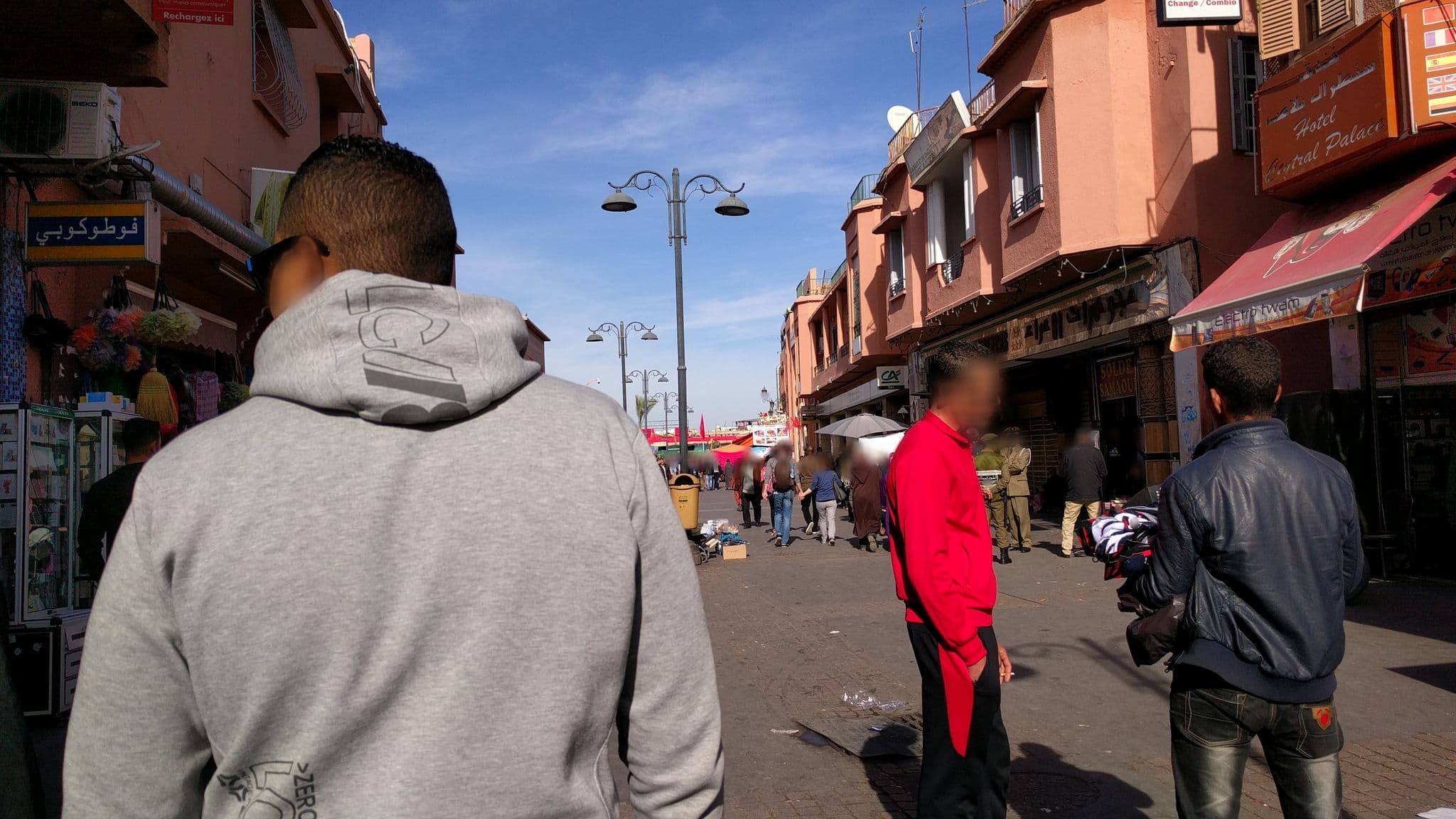 Street view near Faouzi Hotel, Marrakesh