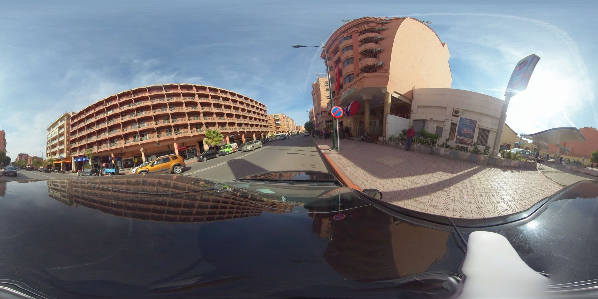Street view near Gomassine, Marrakesh