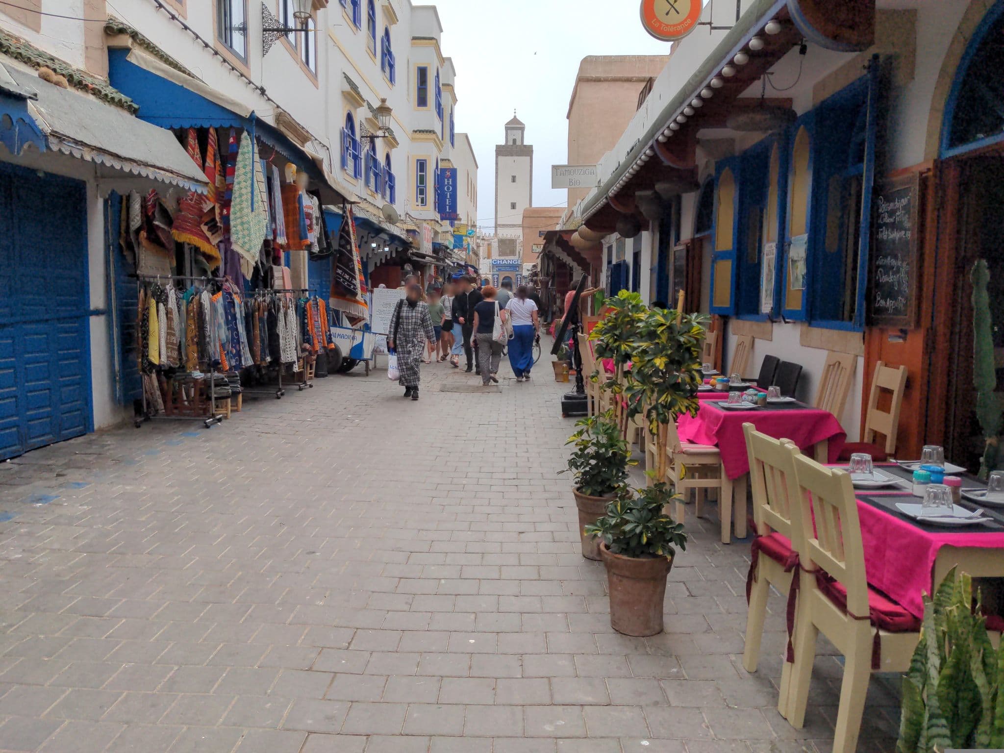 Street view near Riad Les Matins Bleus, Essaouira
