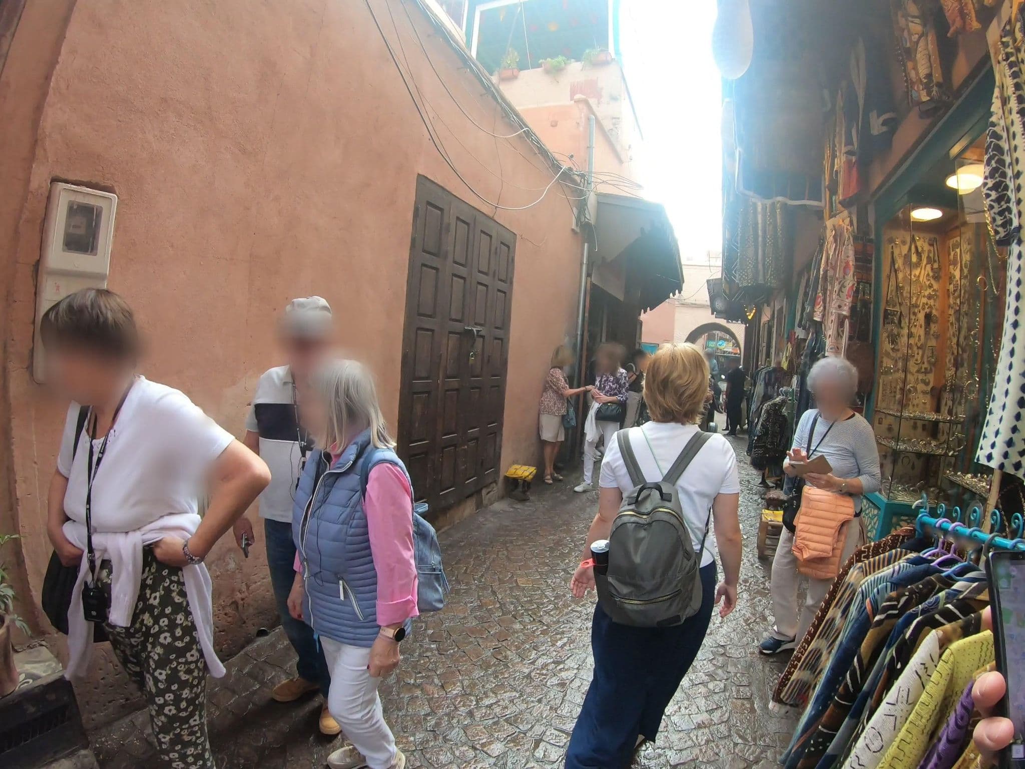 Street view near MonRiad, Marrakesh