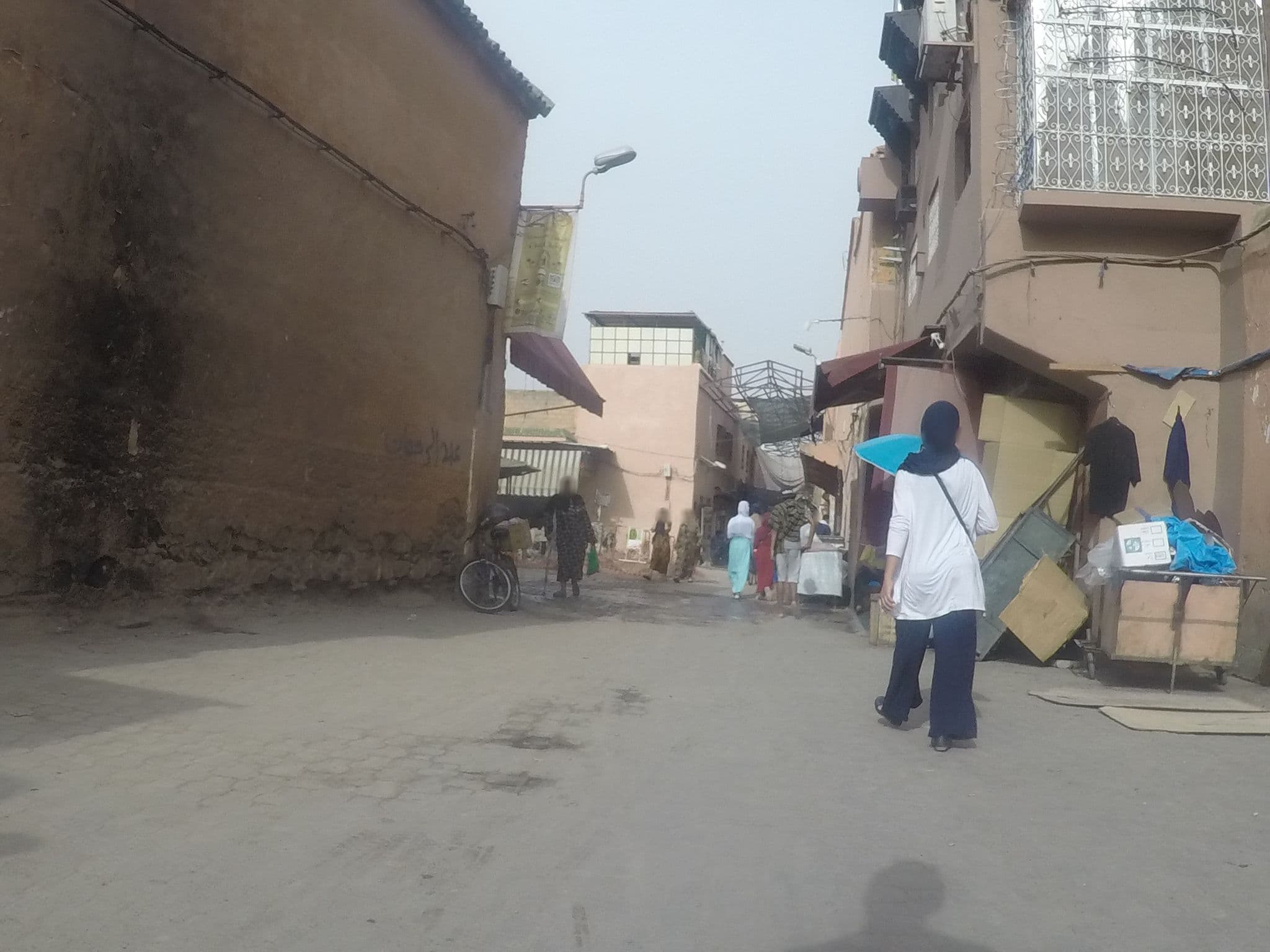 Street view near Riad Lhena, Marrakesh