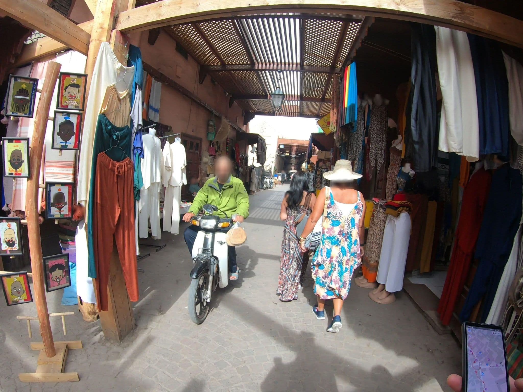 Street view near Riad Dar Alhambra, Marrakesh