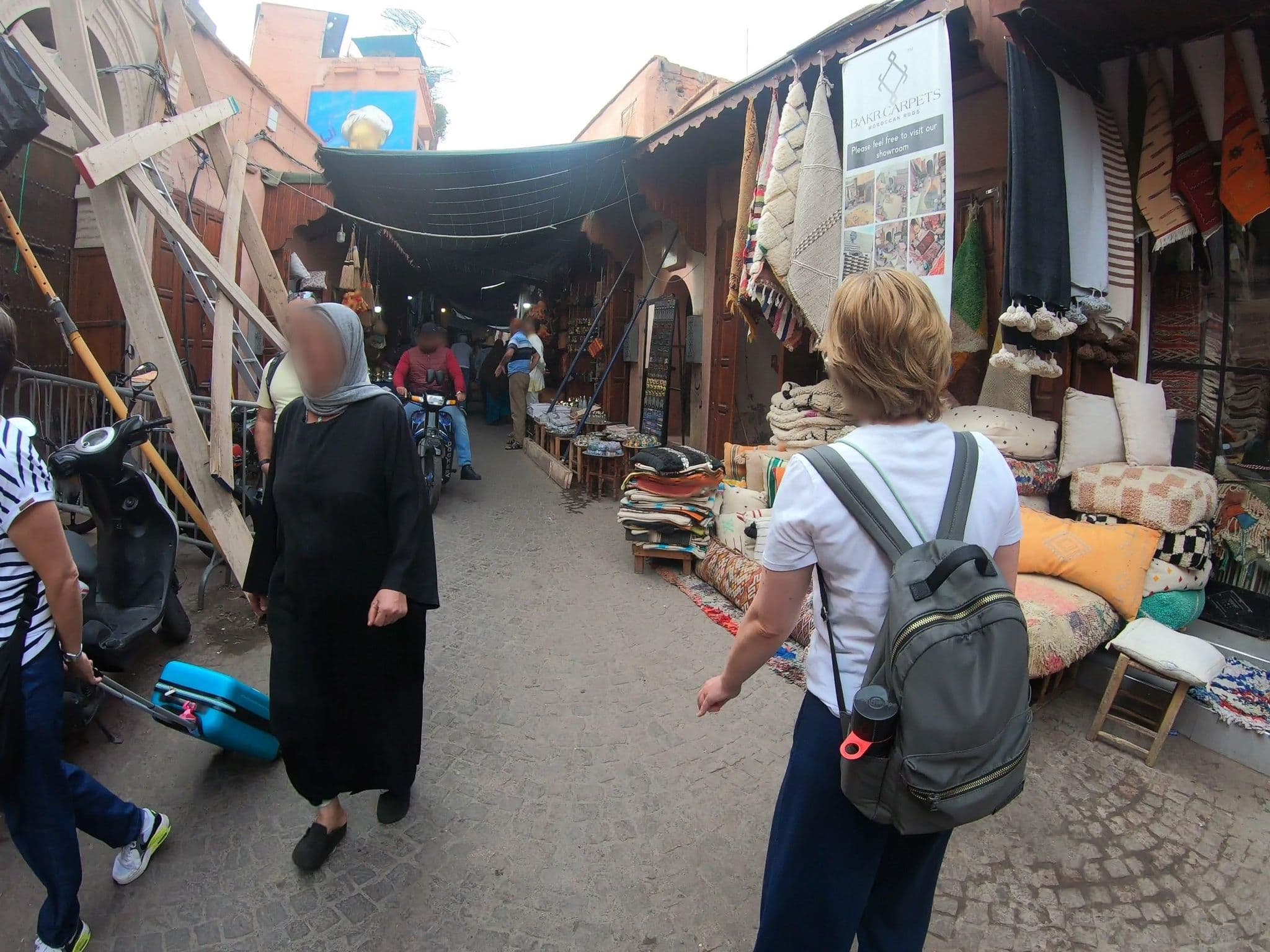 Street view near riad lalla aicha, Marrakesh