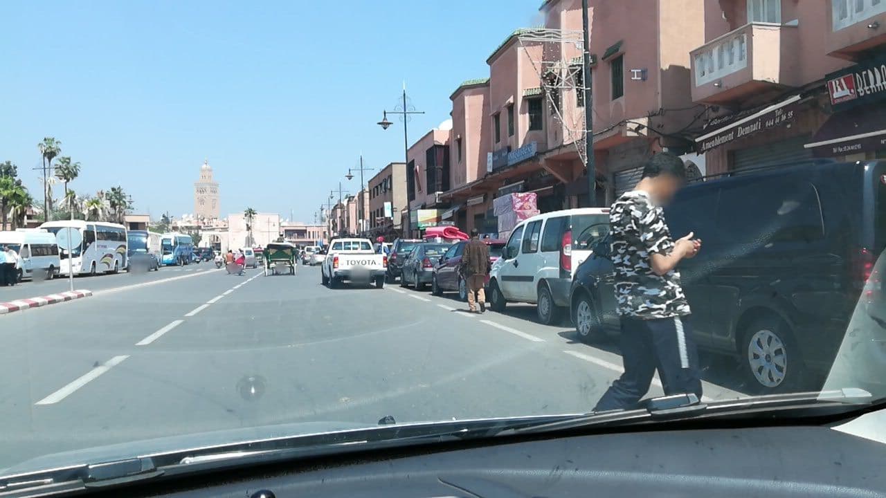 Street view near Riad Kech, Marrakesh