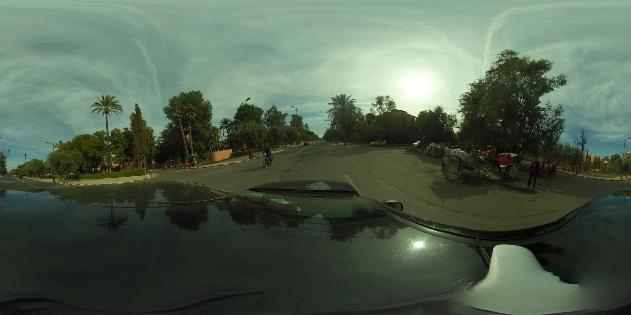 Street view near al Farah, Marrakesh
