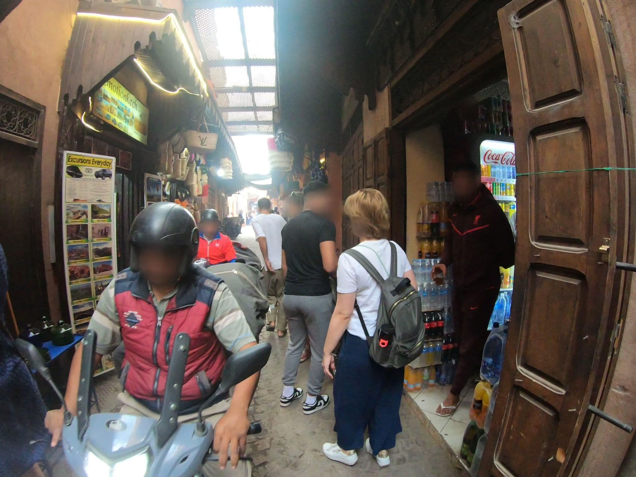 Street view near riad, Marrakesh