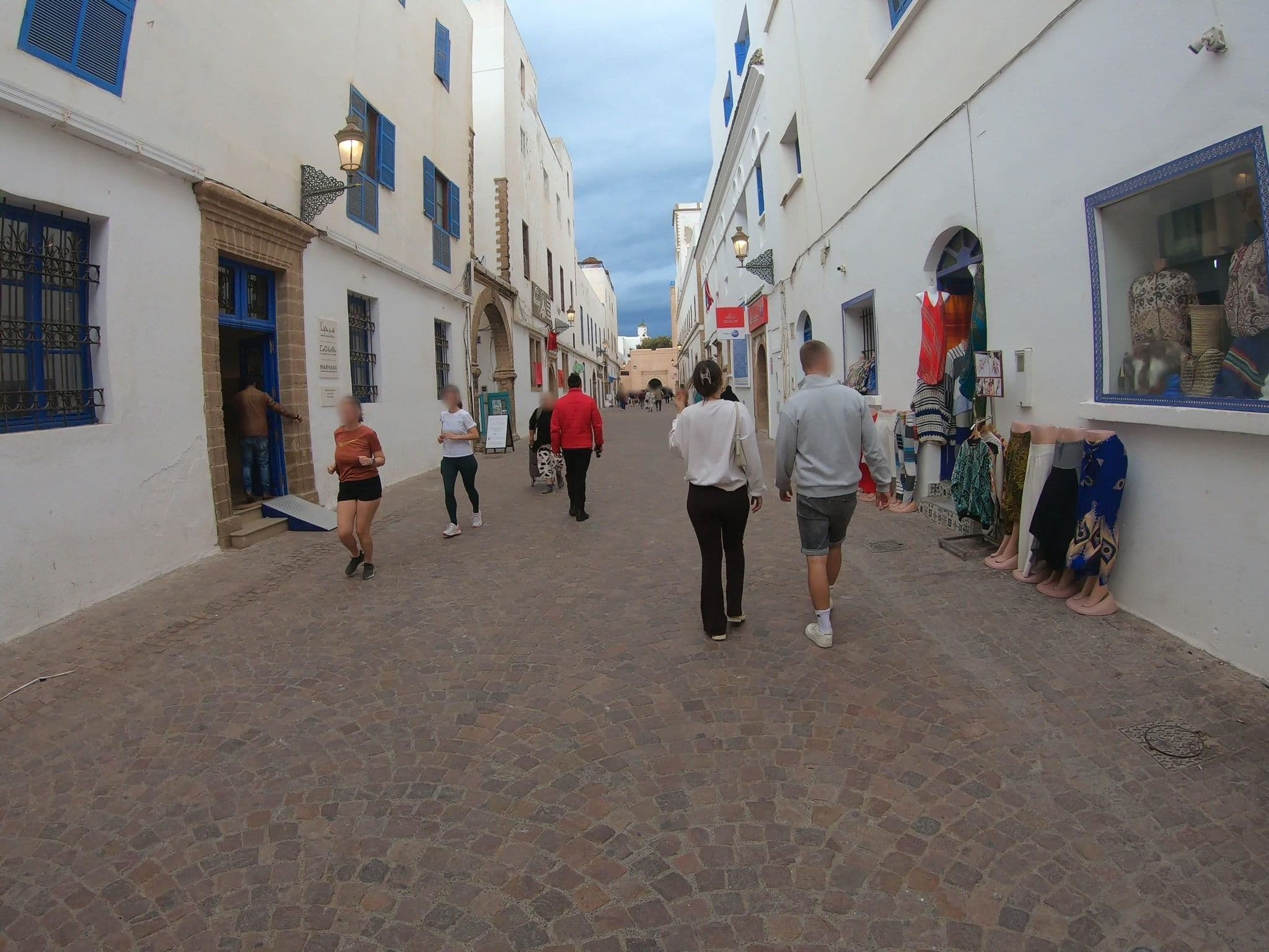 Street view near Villa De L'Ô, Essaouira